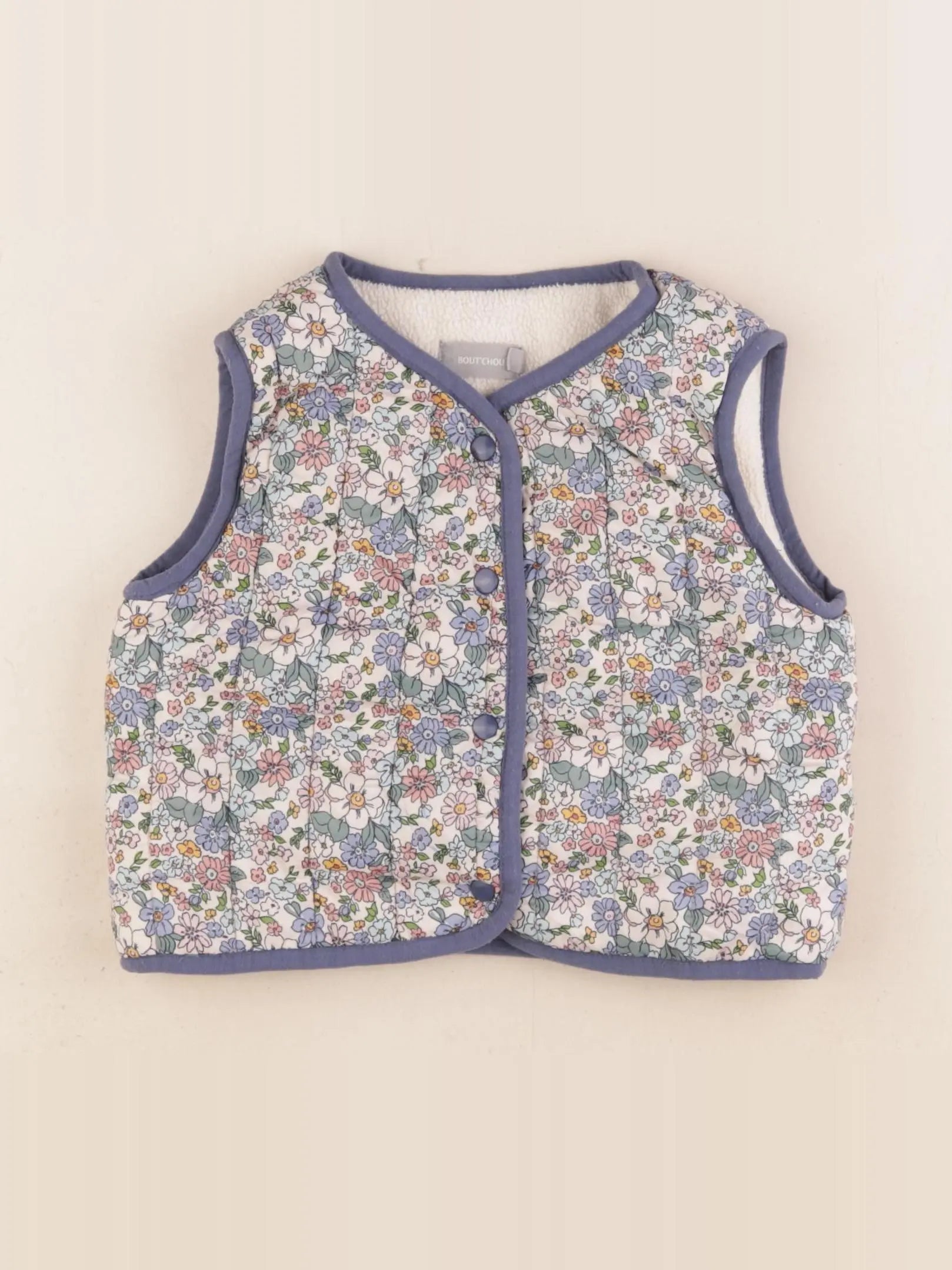 Boutchou - gilet bleu - 36 mois
