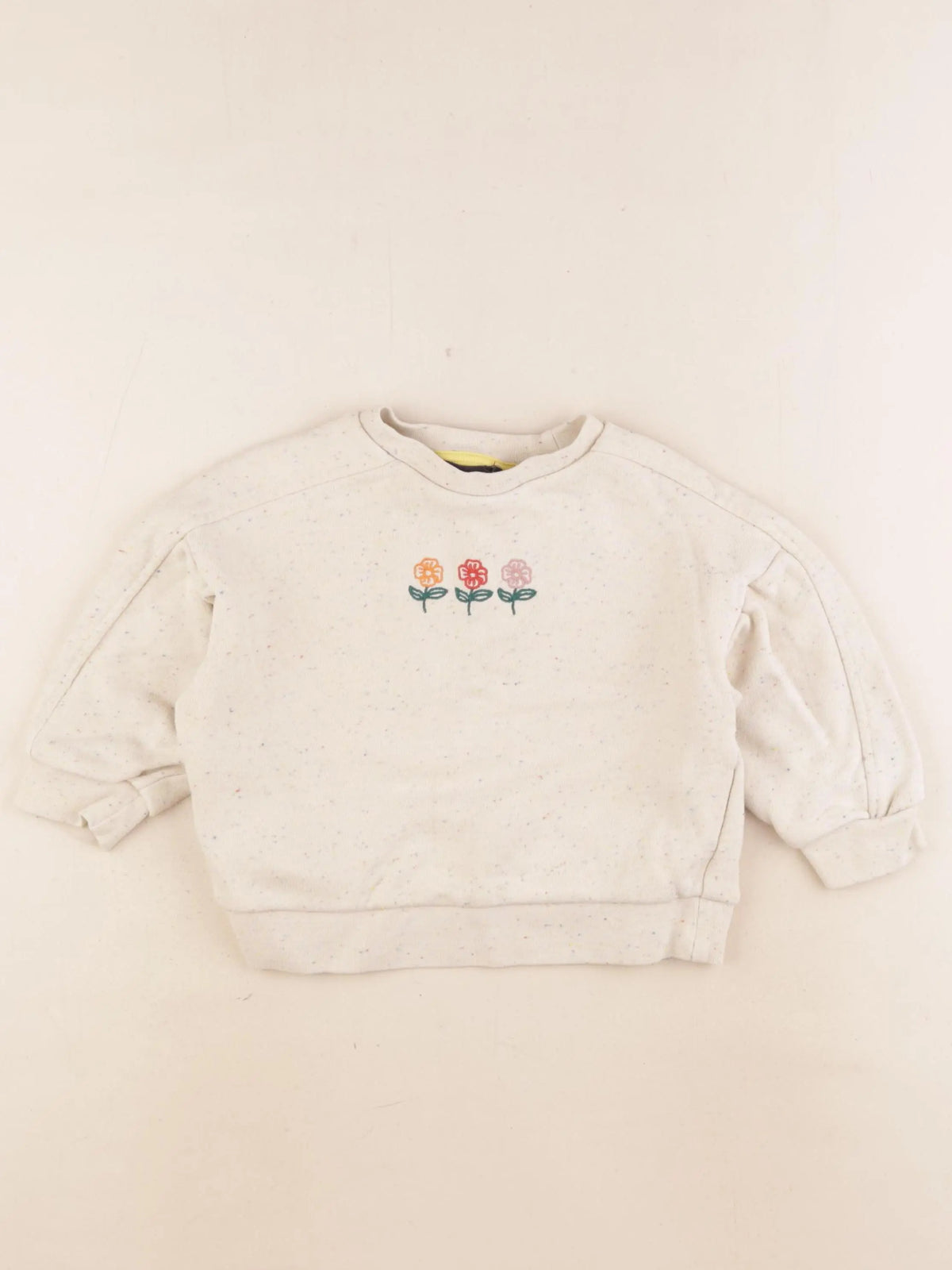 Monoprix - sweat beige - 3 ans