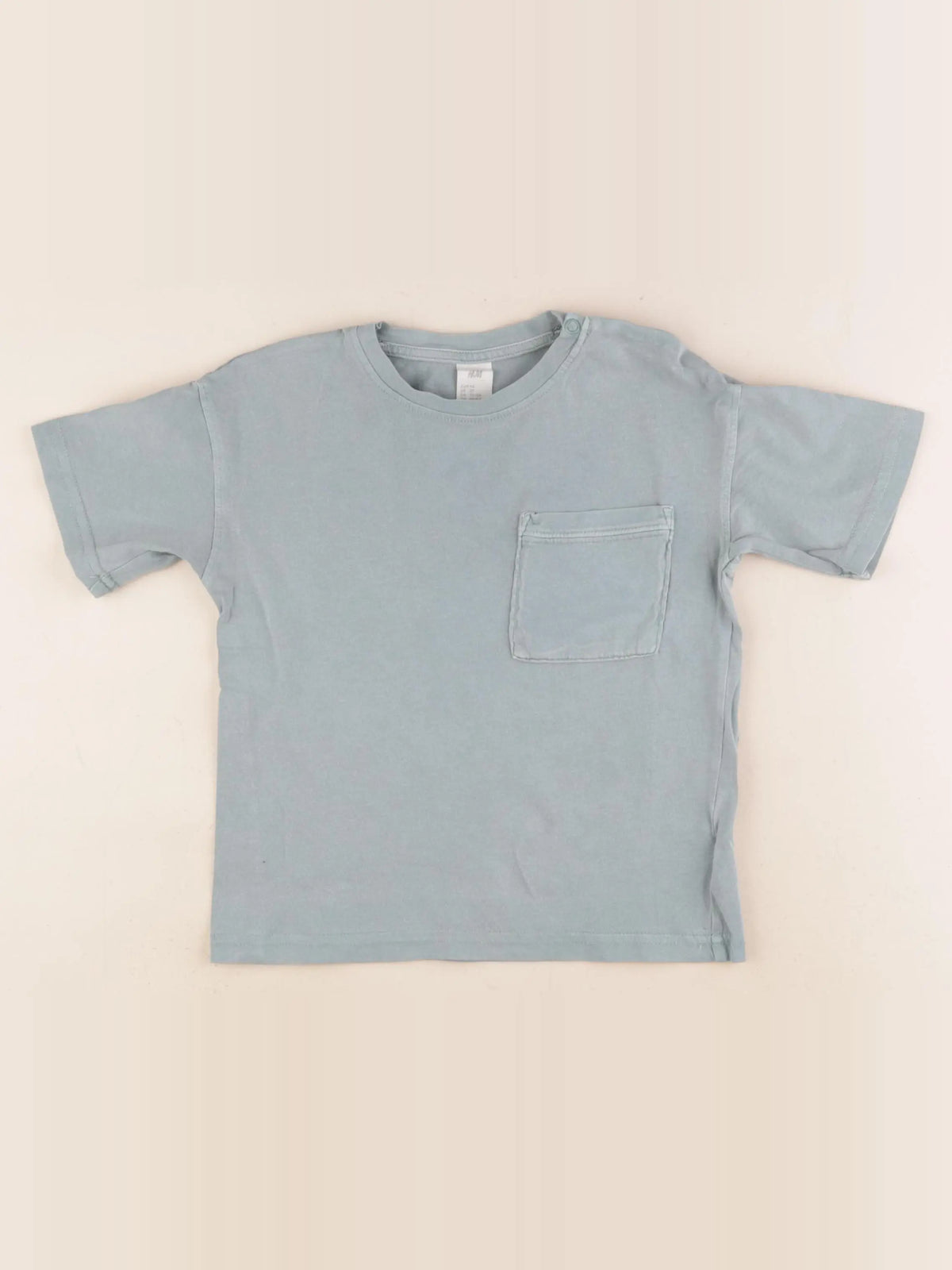 H&M - tee-shirt bleu - 18/24 mois