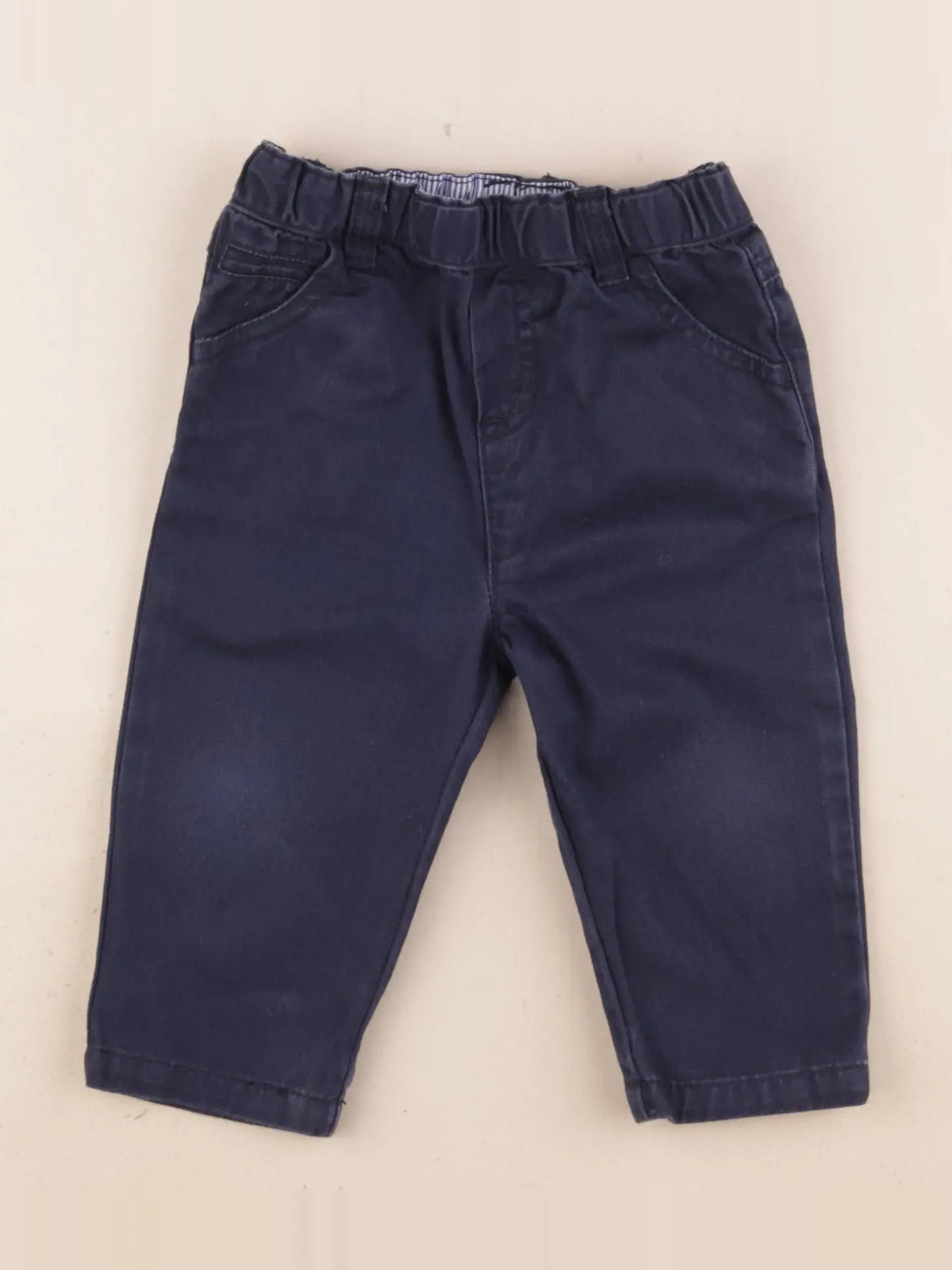Cyrillus - pantalon bleu - 12 mois
