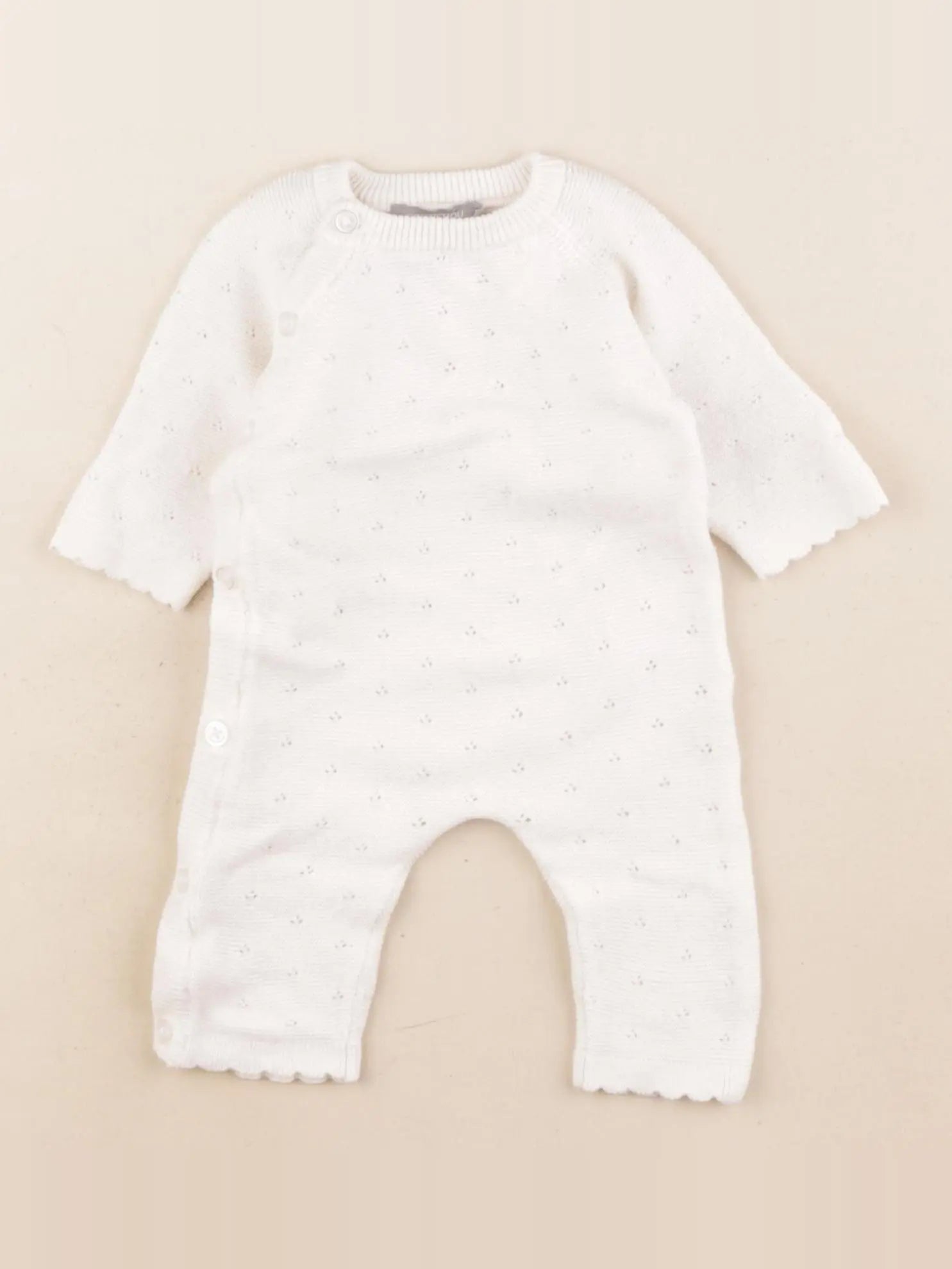 Boutchou - combinaison blanc - 1 mois