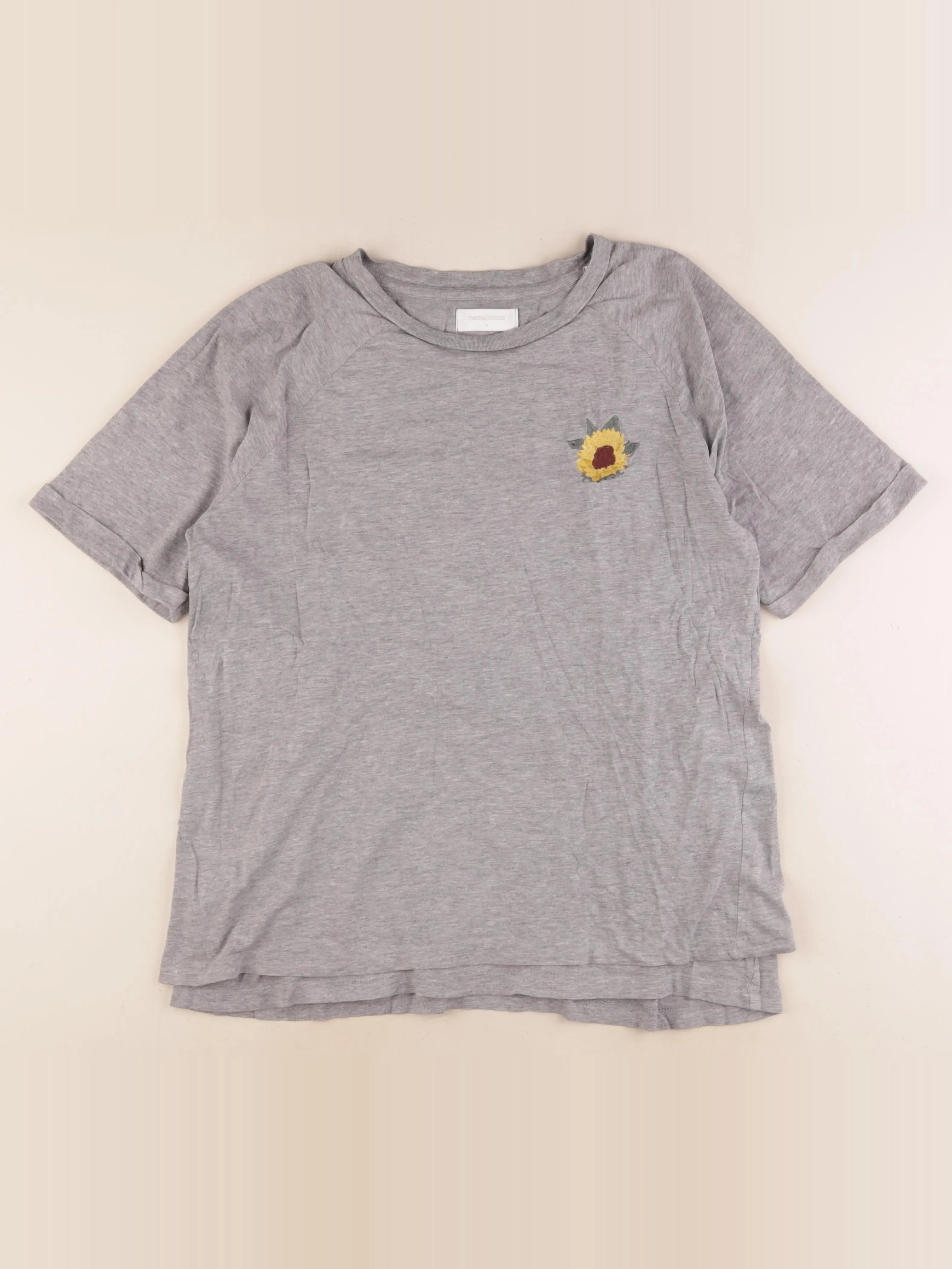 Mamalicious - tee-shirt allaitement gris - m