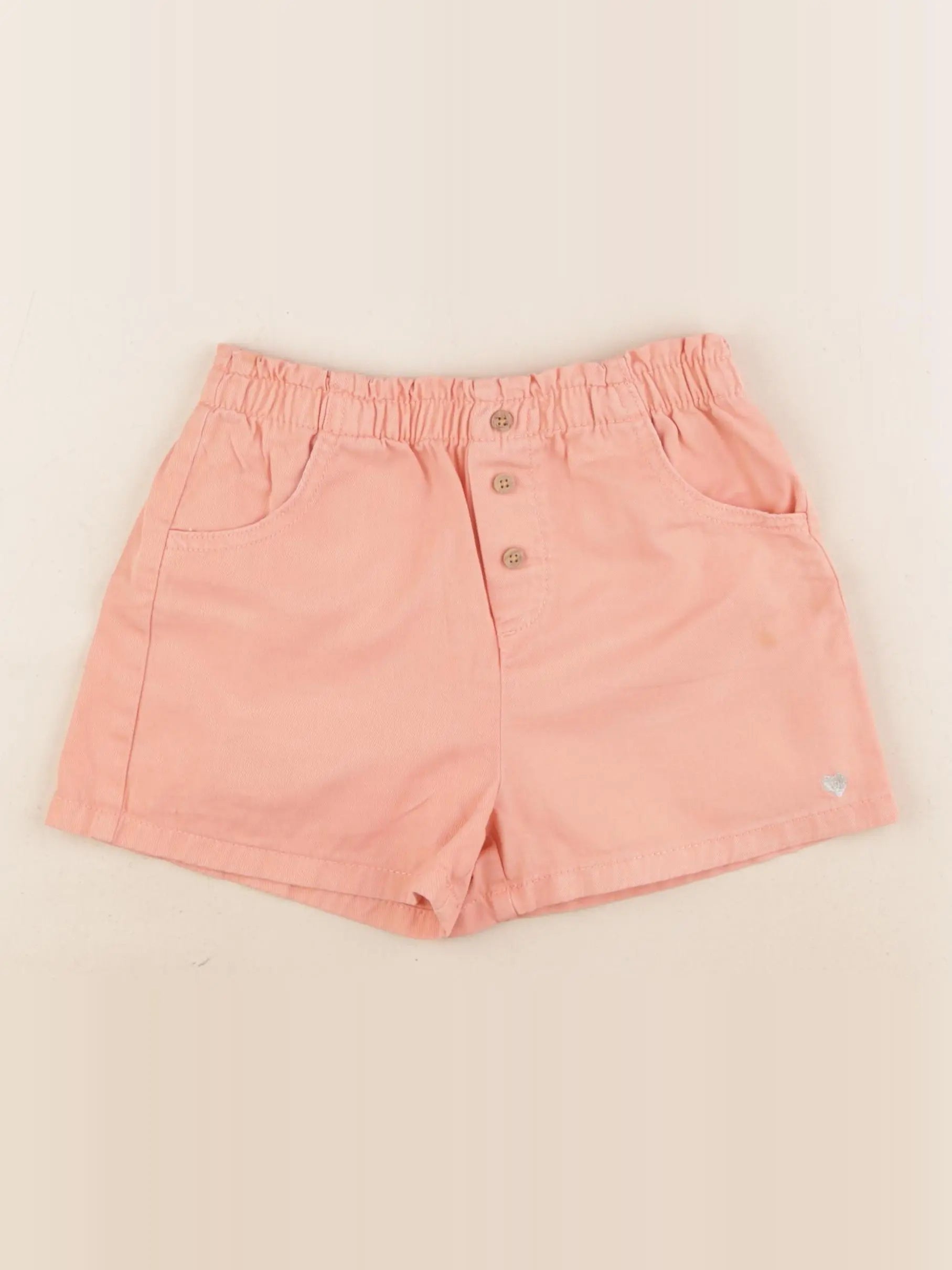 Vertbaudet - short orange - 6 ans