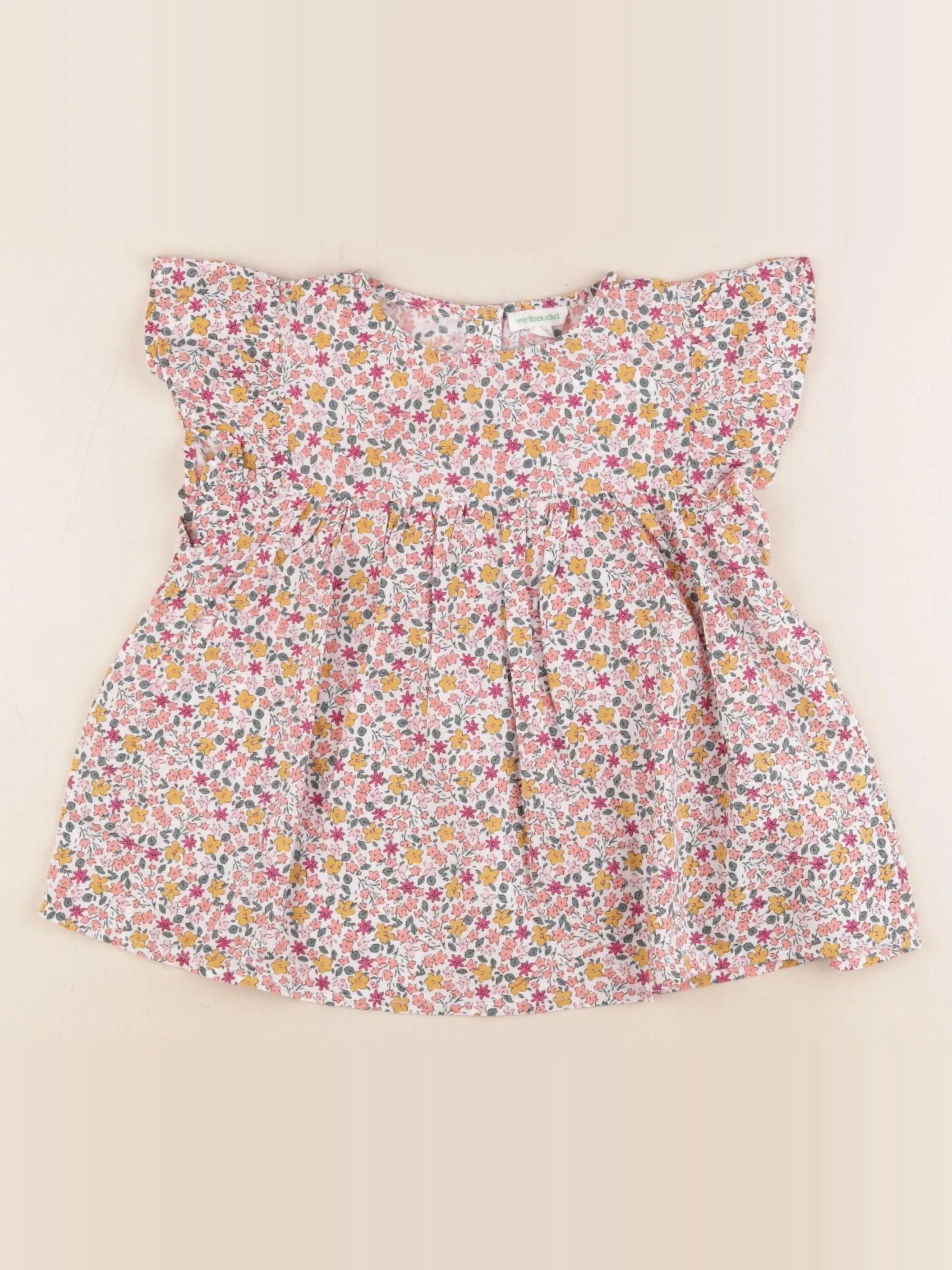 Vertbaudet - blouse multicolore - 7 ans