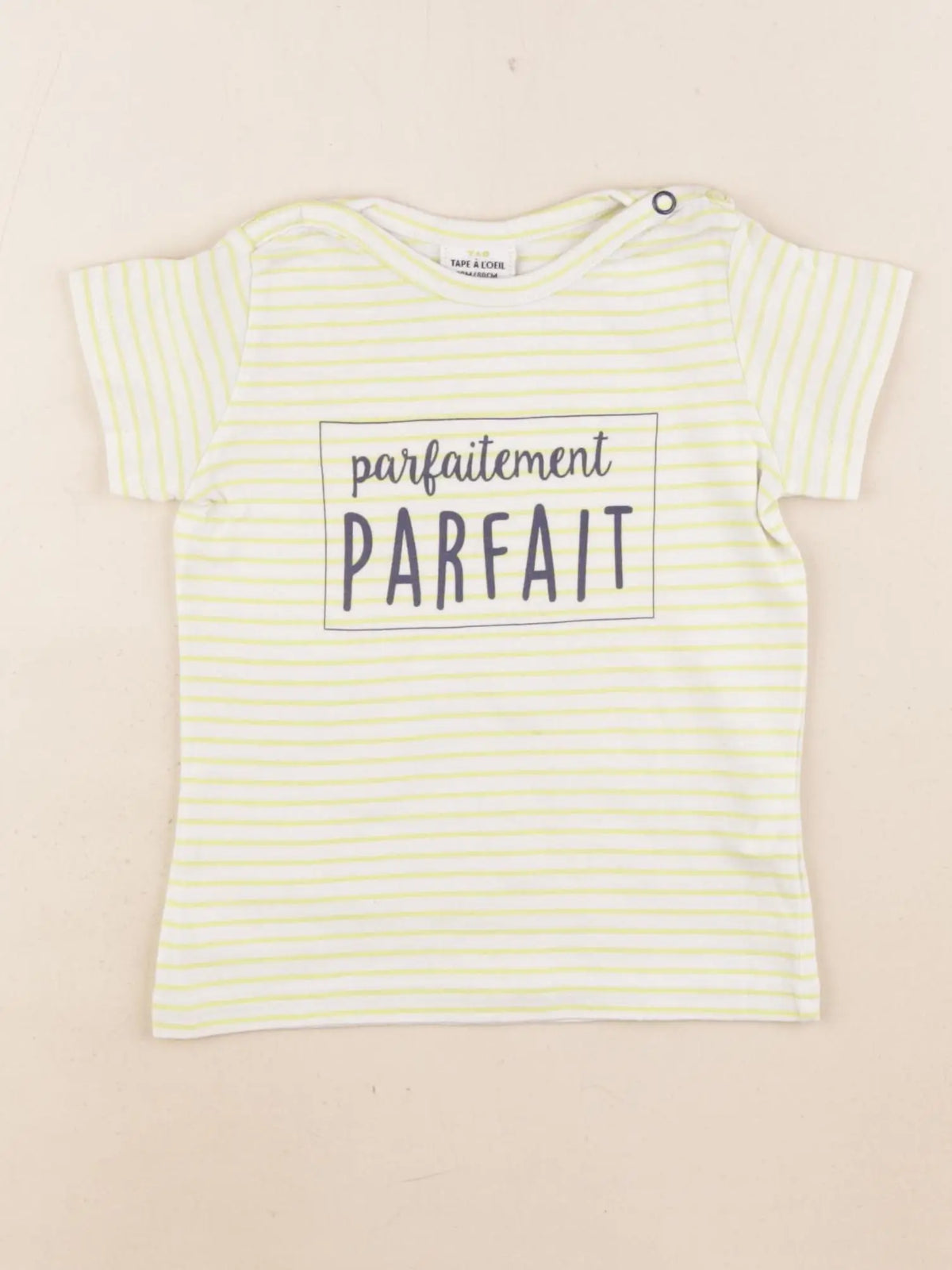 Tape à l'oeil - tee-shirt jaune - 18 mois
