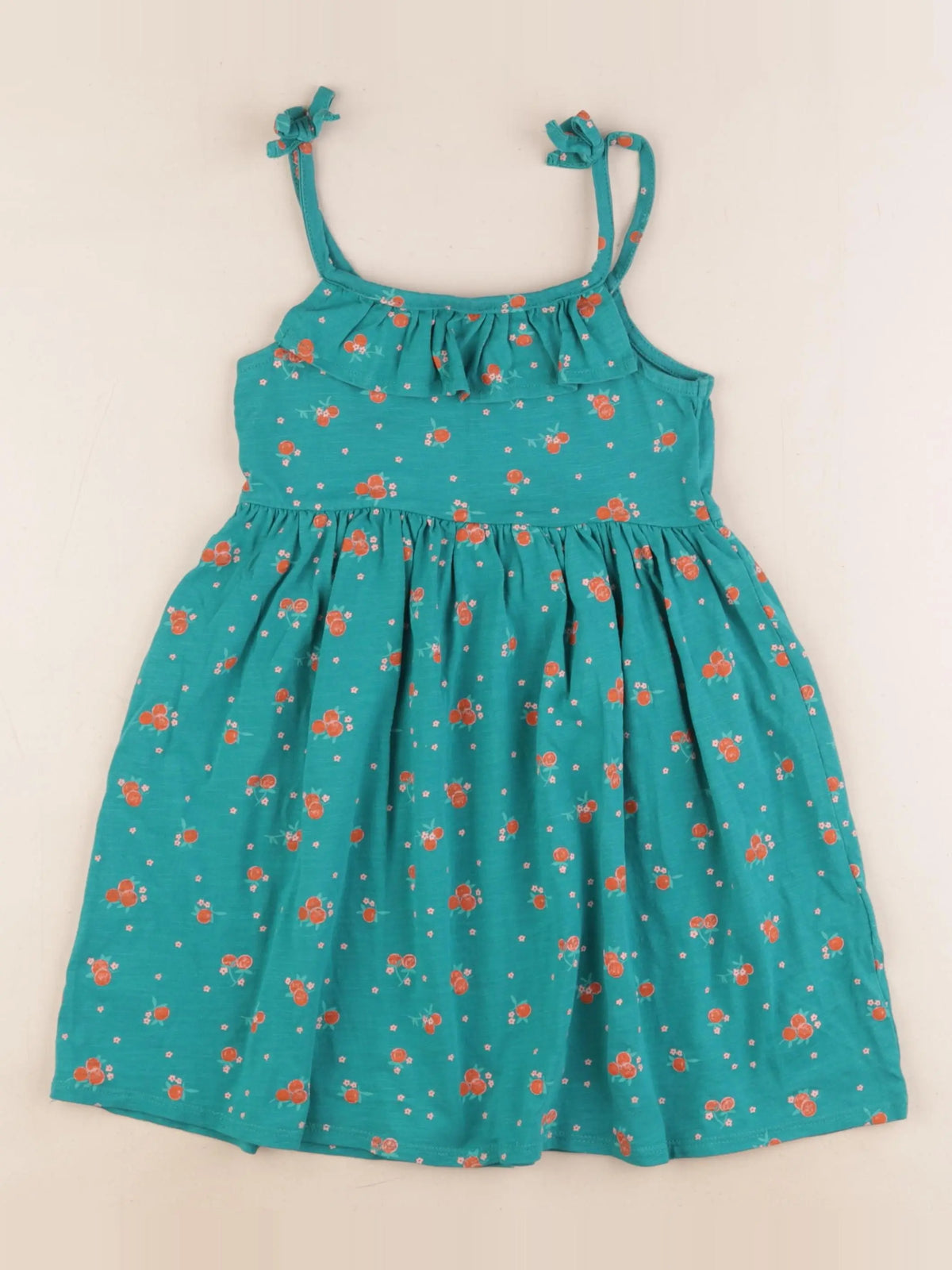 Vertbaudet - robe vert - 6 ans
