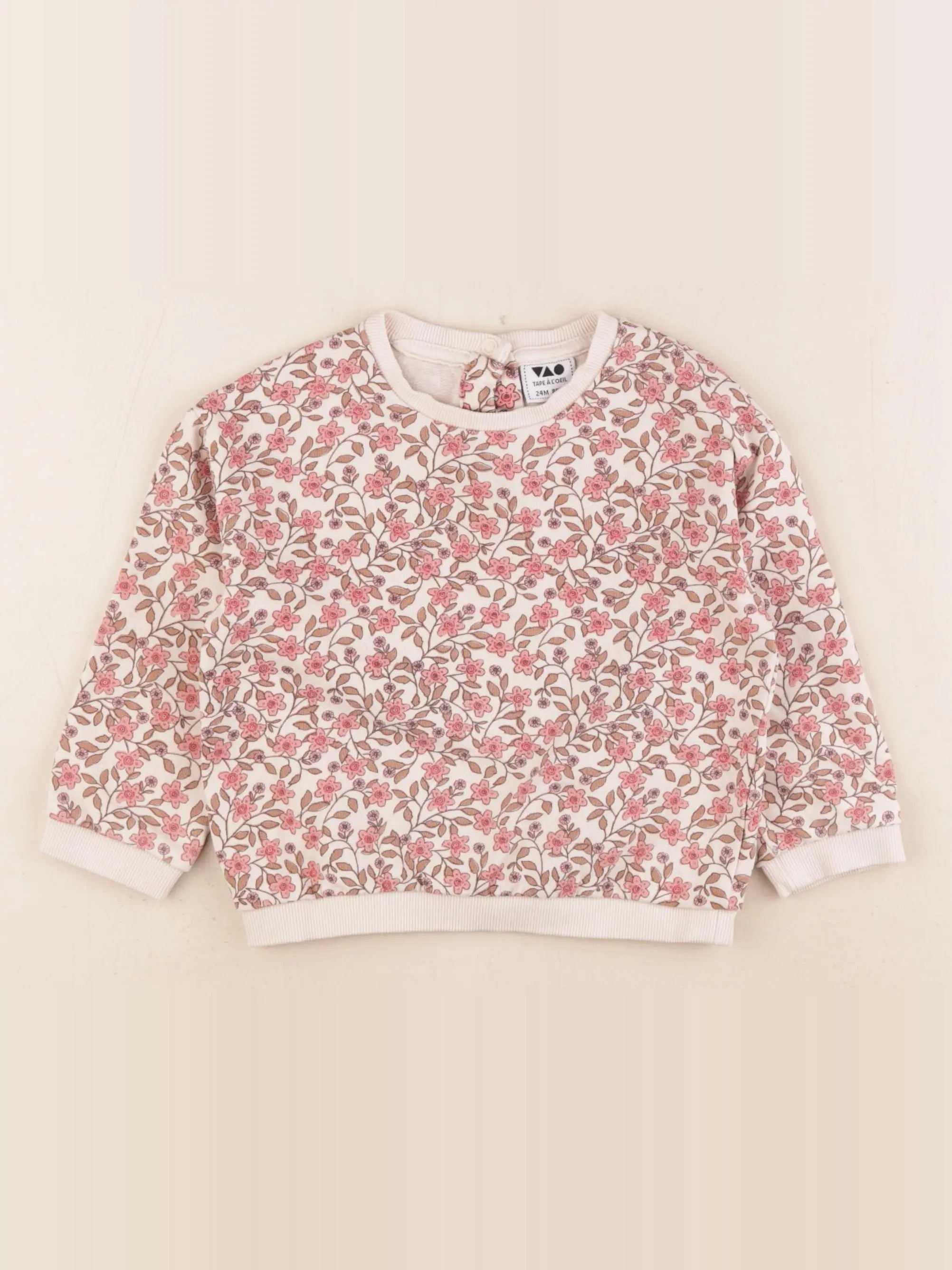 Tape à l'oeil - sweat multicolore - 24 mois