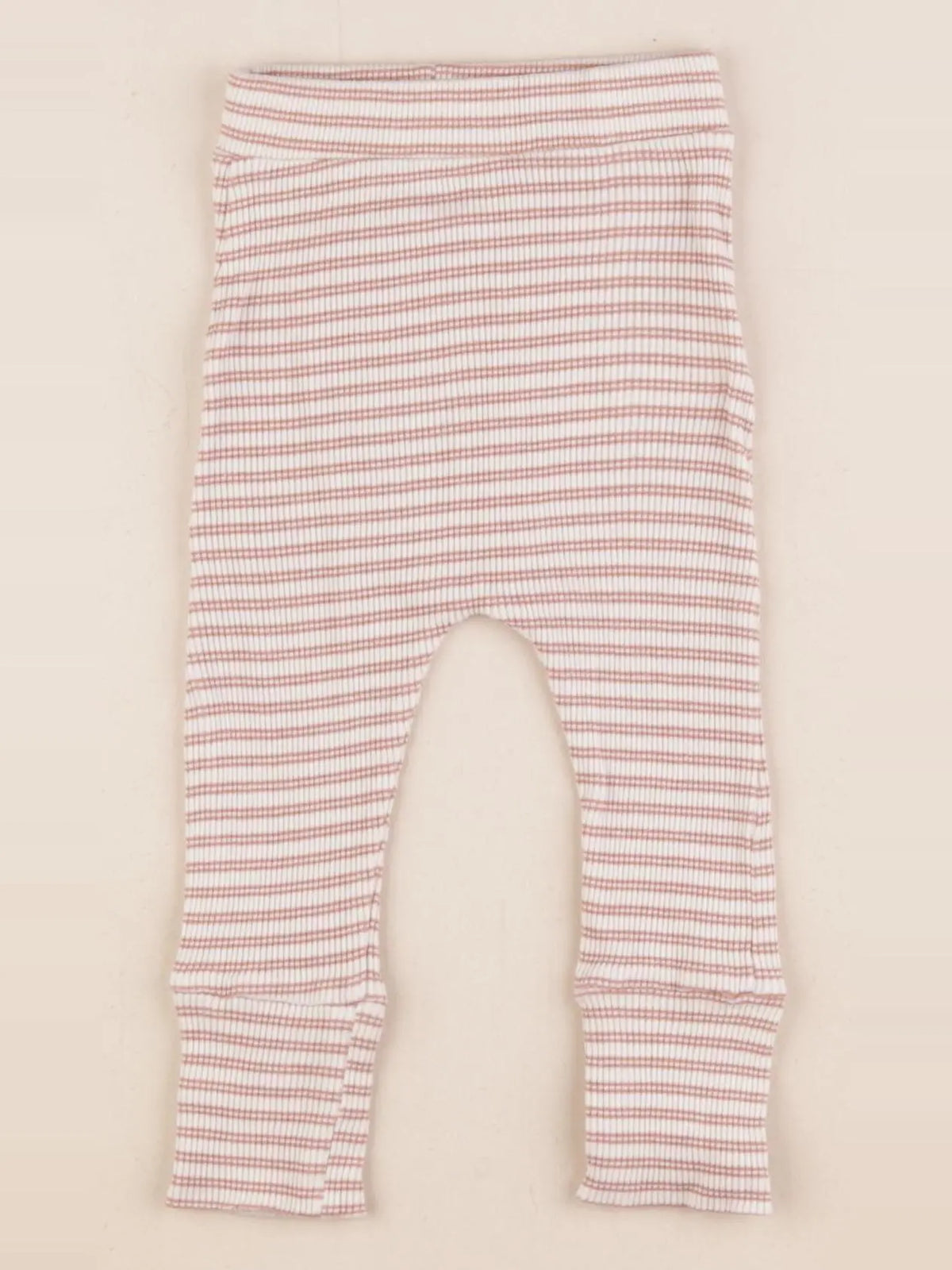 Vertbaudet - legging beige - 6 mois