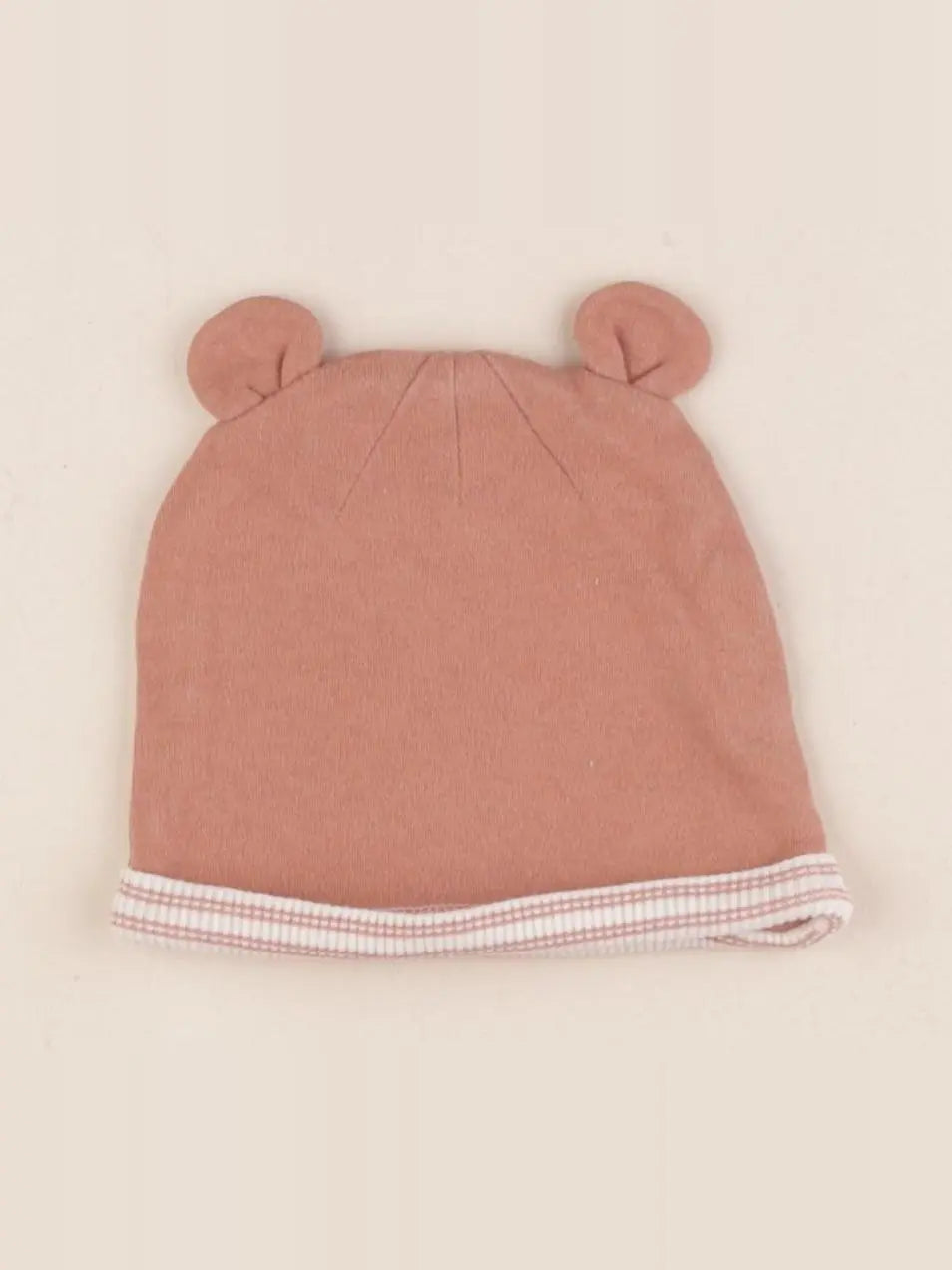 Vertbaudet - bonnet marron - 6 mois