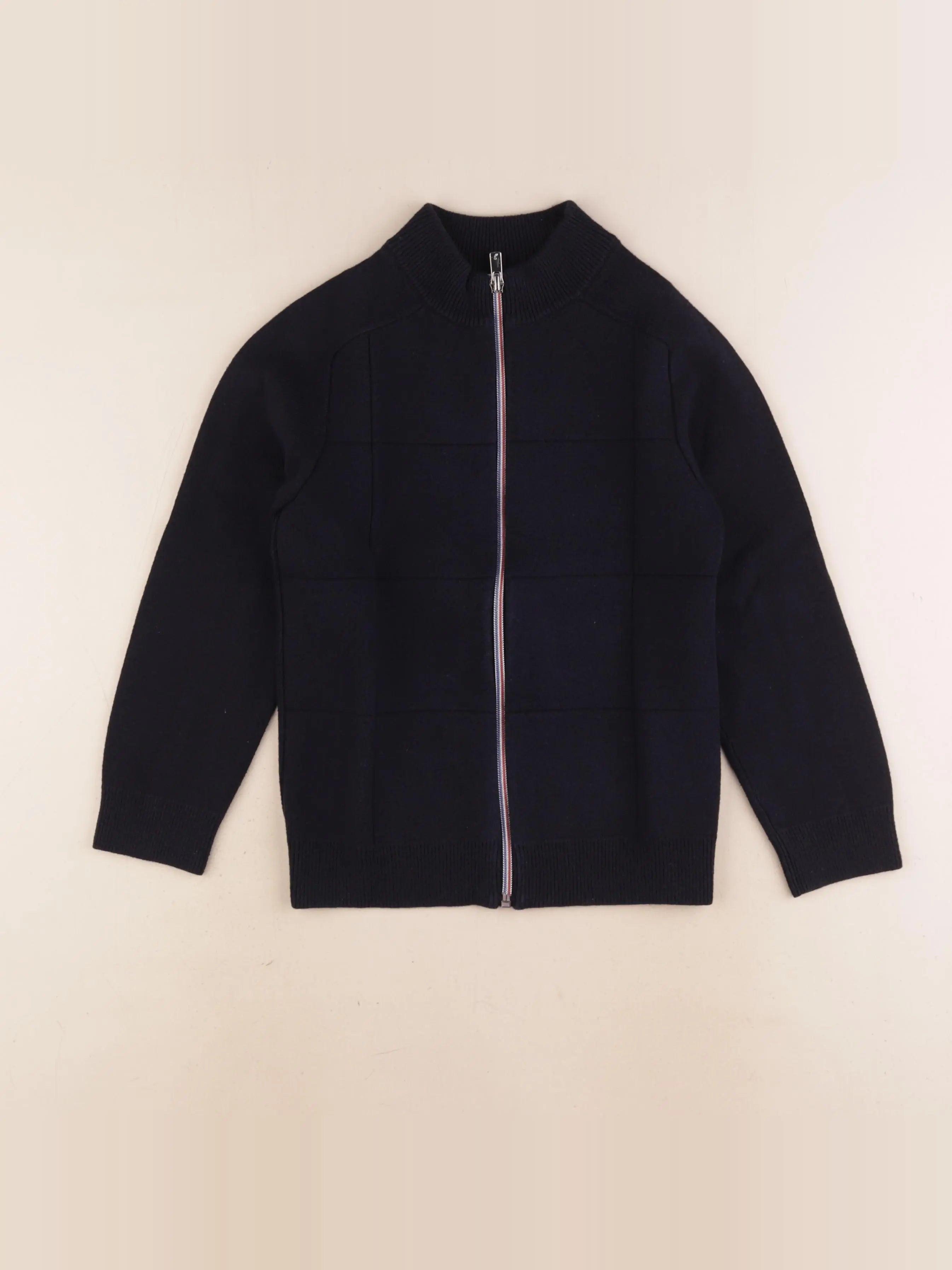 Jacadi - gilet bleu - 8 ans