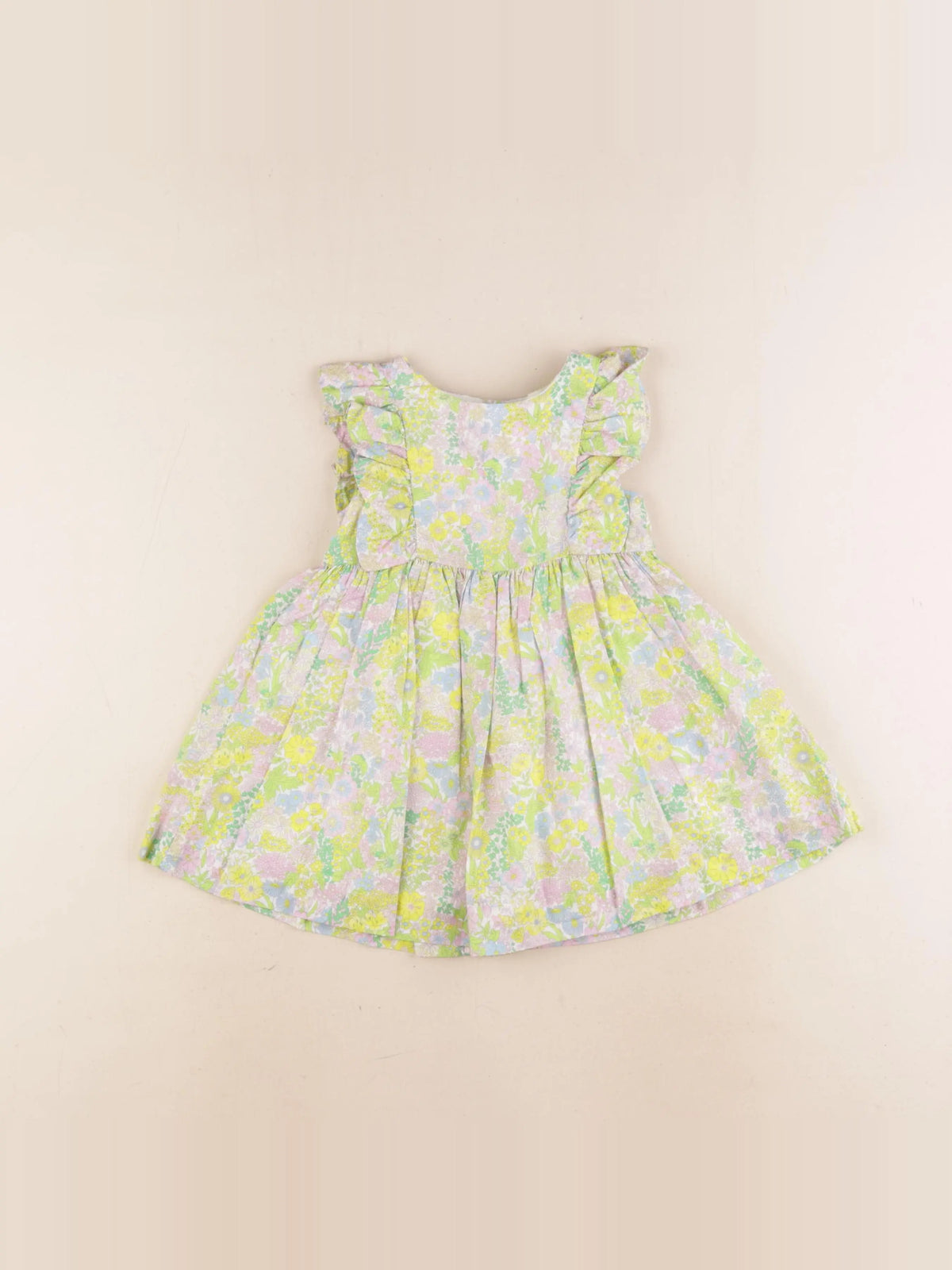 Jacadi - robe liberty multicolore - 18 mois
