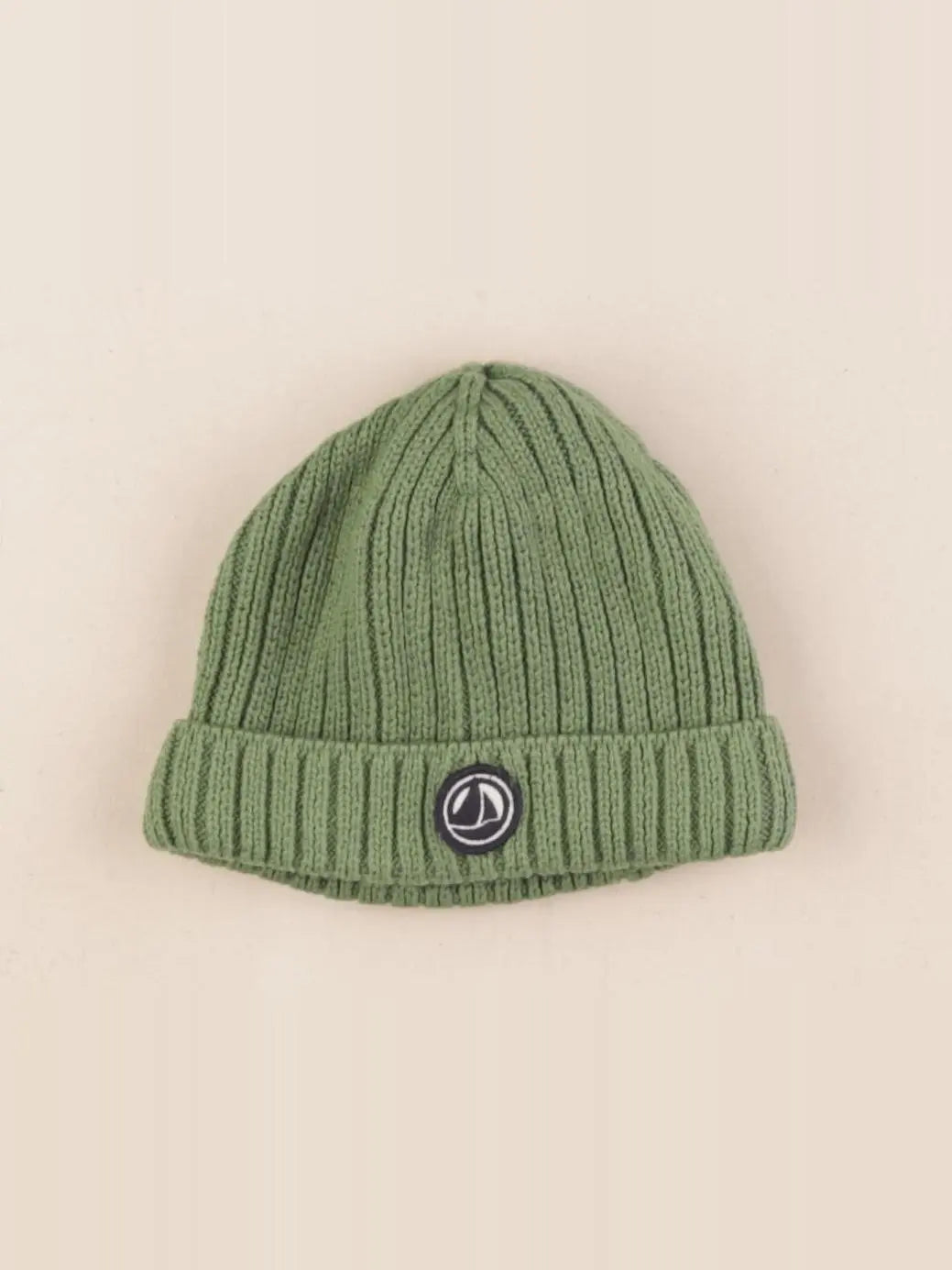 Petit Bateau - bonnet vert - 3/6 mois