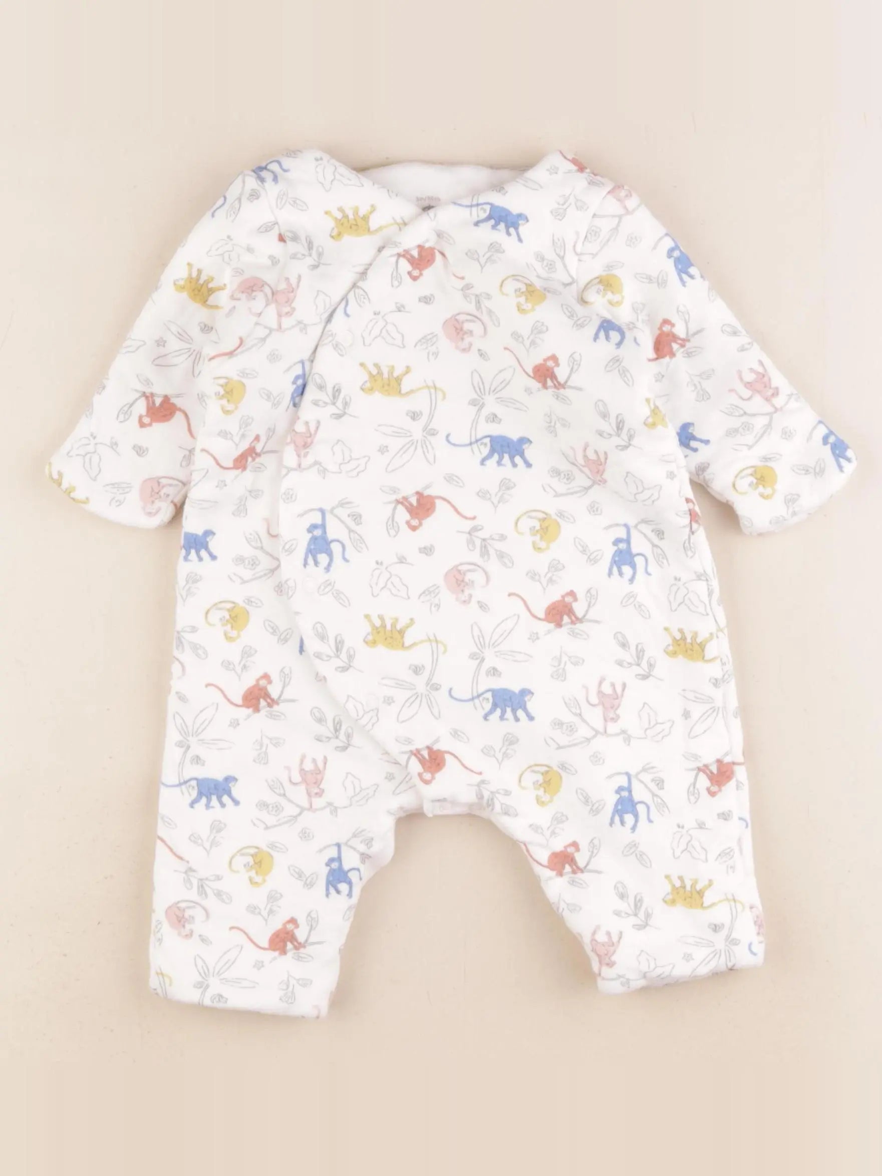 Petit Bateau - pyjama coton multicolore - 3 mois