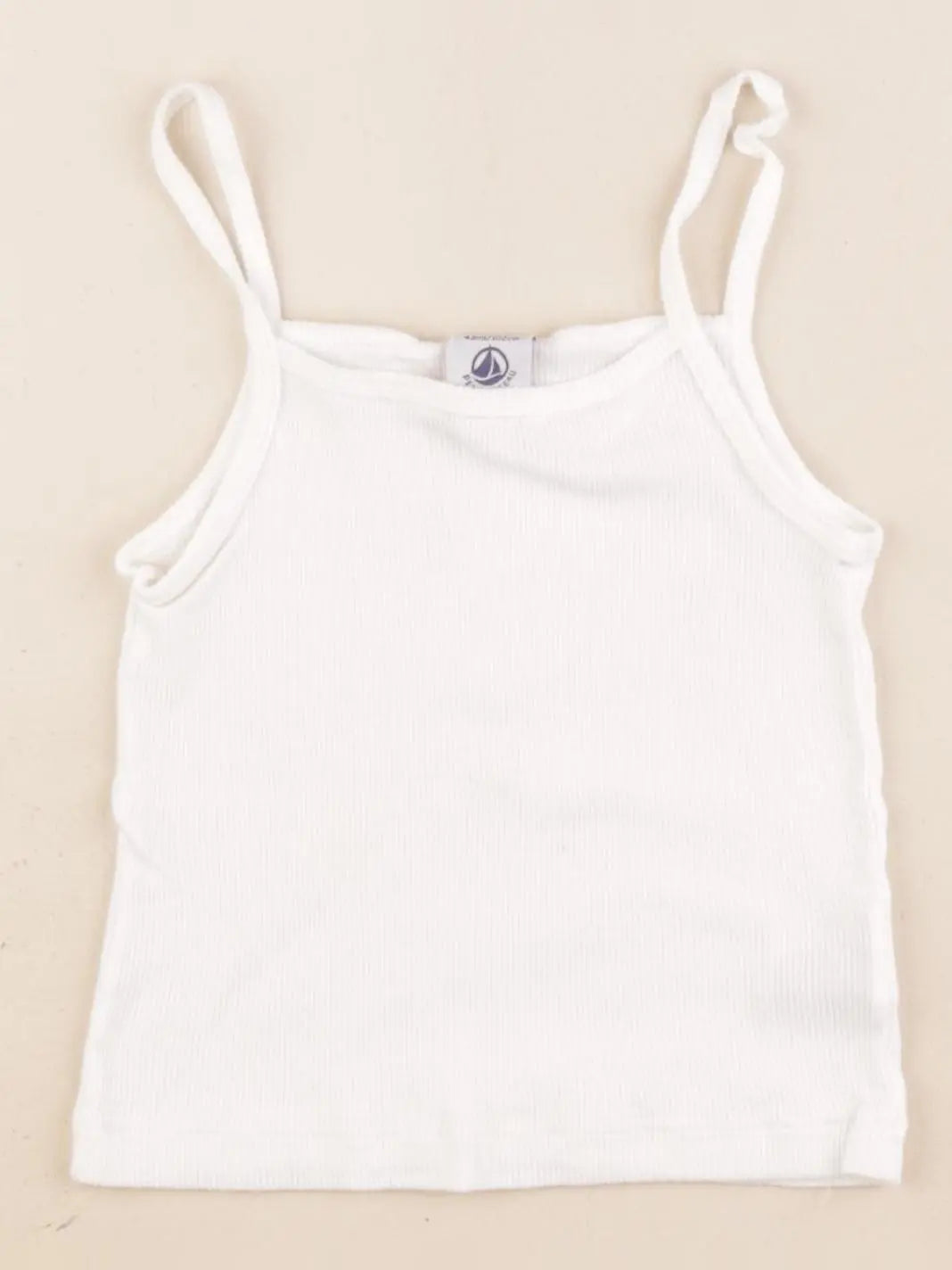 Petit Bateau - débardeur blanc - 4 ans