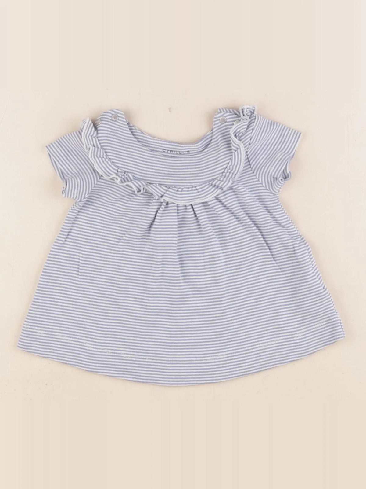 Cyrillus - robe bleu - 3 mois