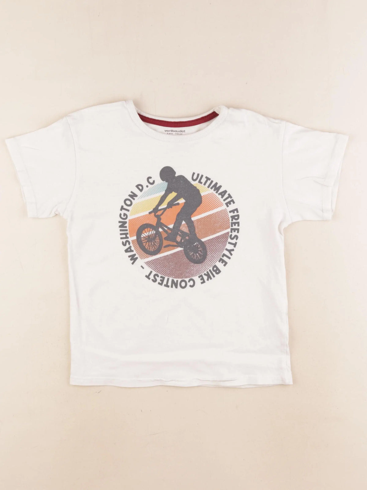 Vertbaudet - tee-shirt multicolore - 6 ans