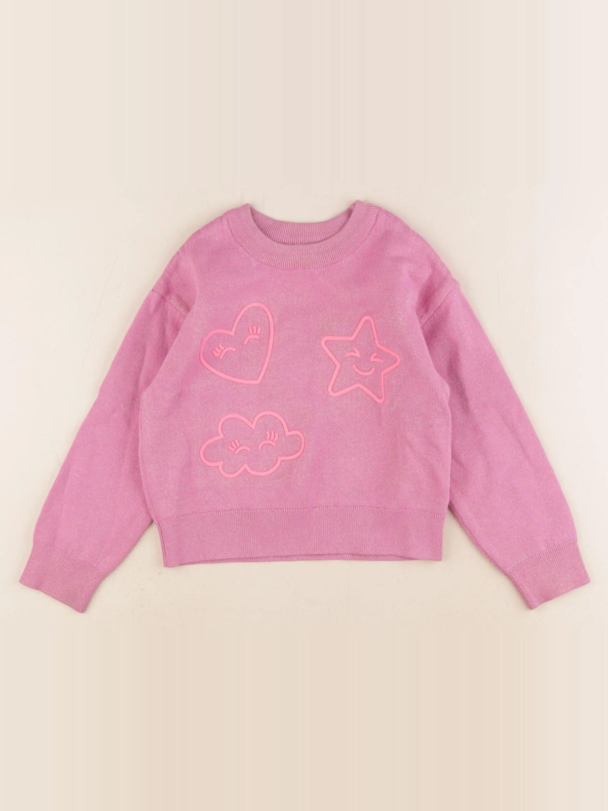 Billie Blush - sweat rose - 6 ans