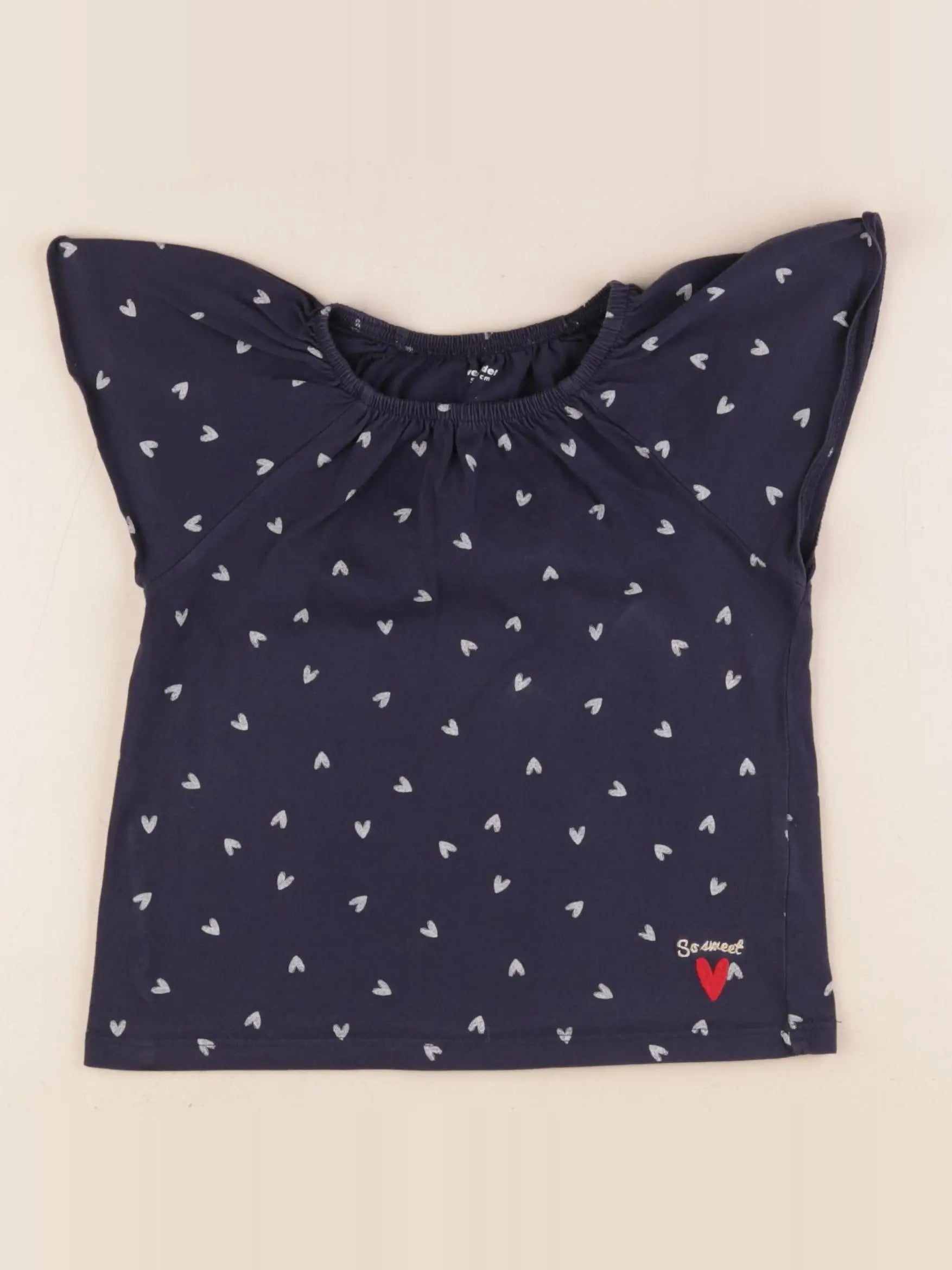 Vertbaudet - tee-shirt bleu - 5 ans