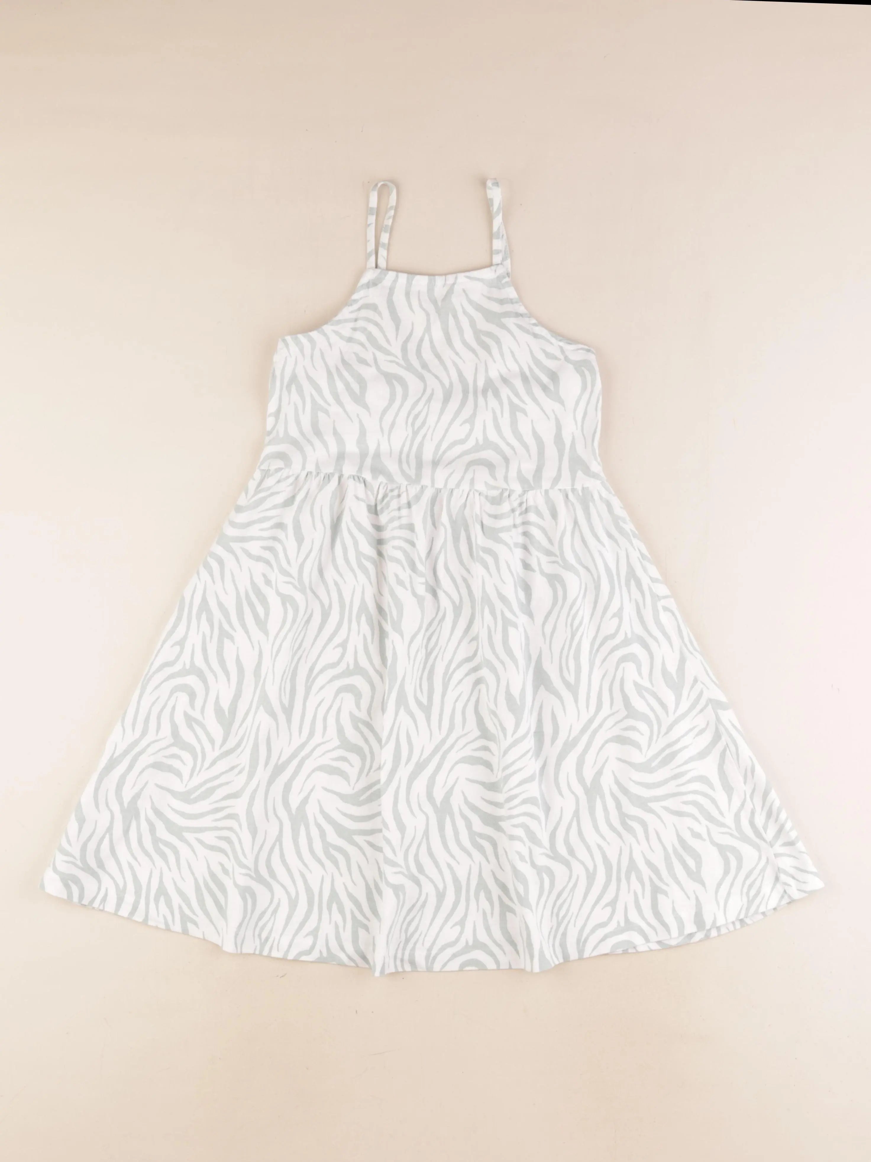 Mango - robe vert - 7/8 ans