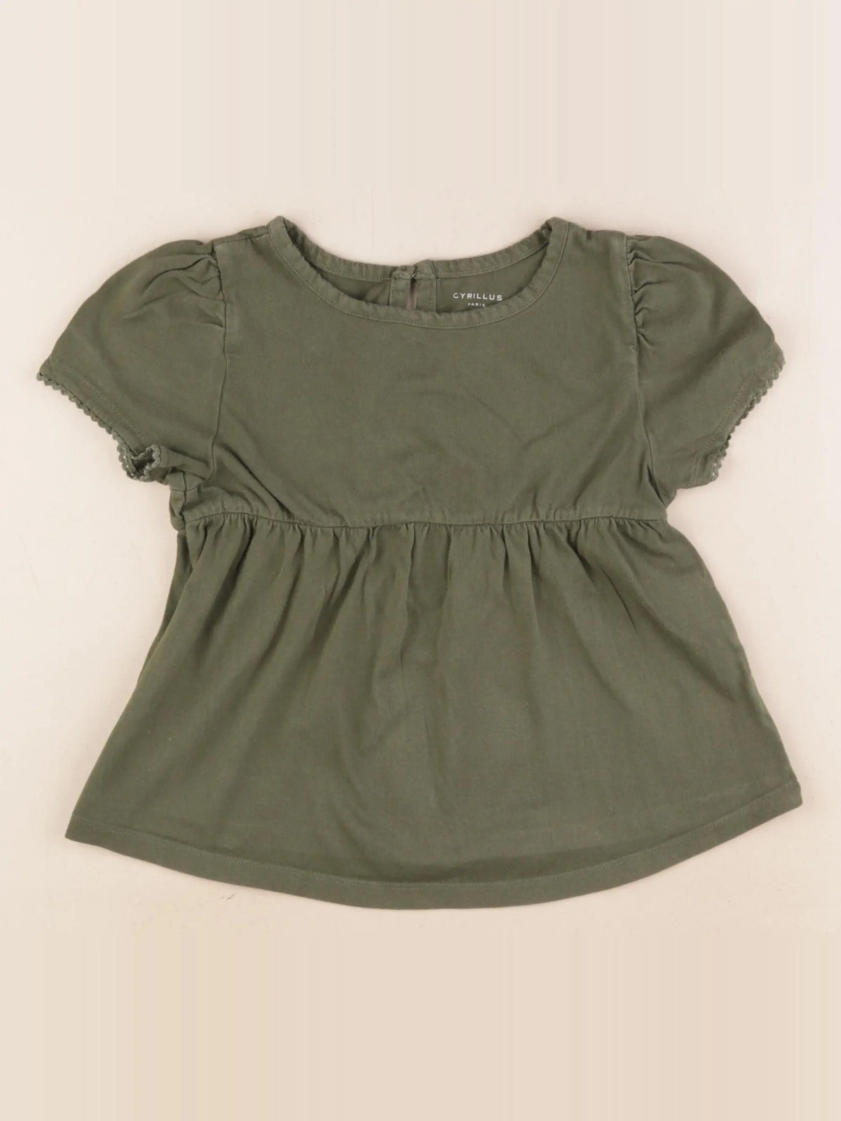 Cyrillus - tee-shirt vert - 8 ans