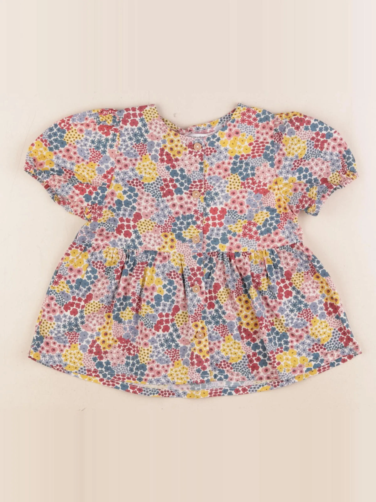 Vertbaudet - chemise multicolore - 3 ans