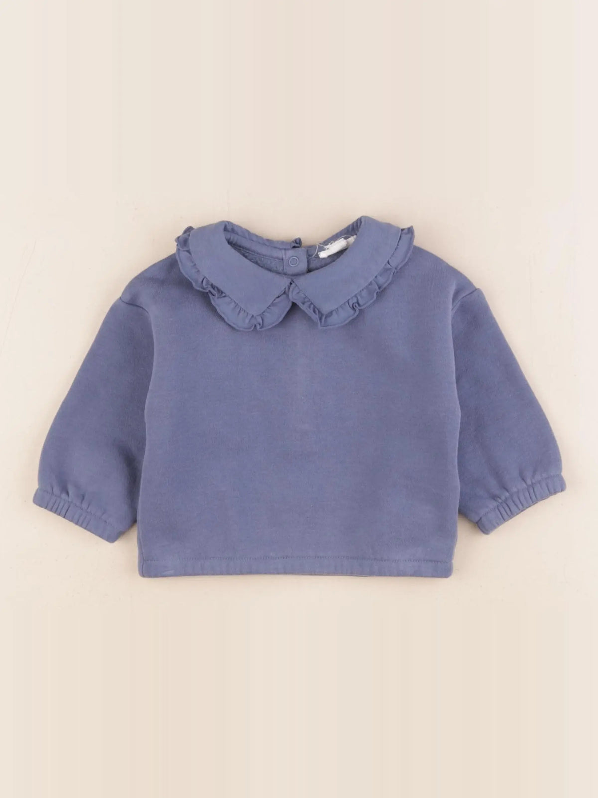 Vertbaudet - sweat bleu - 6 mois