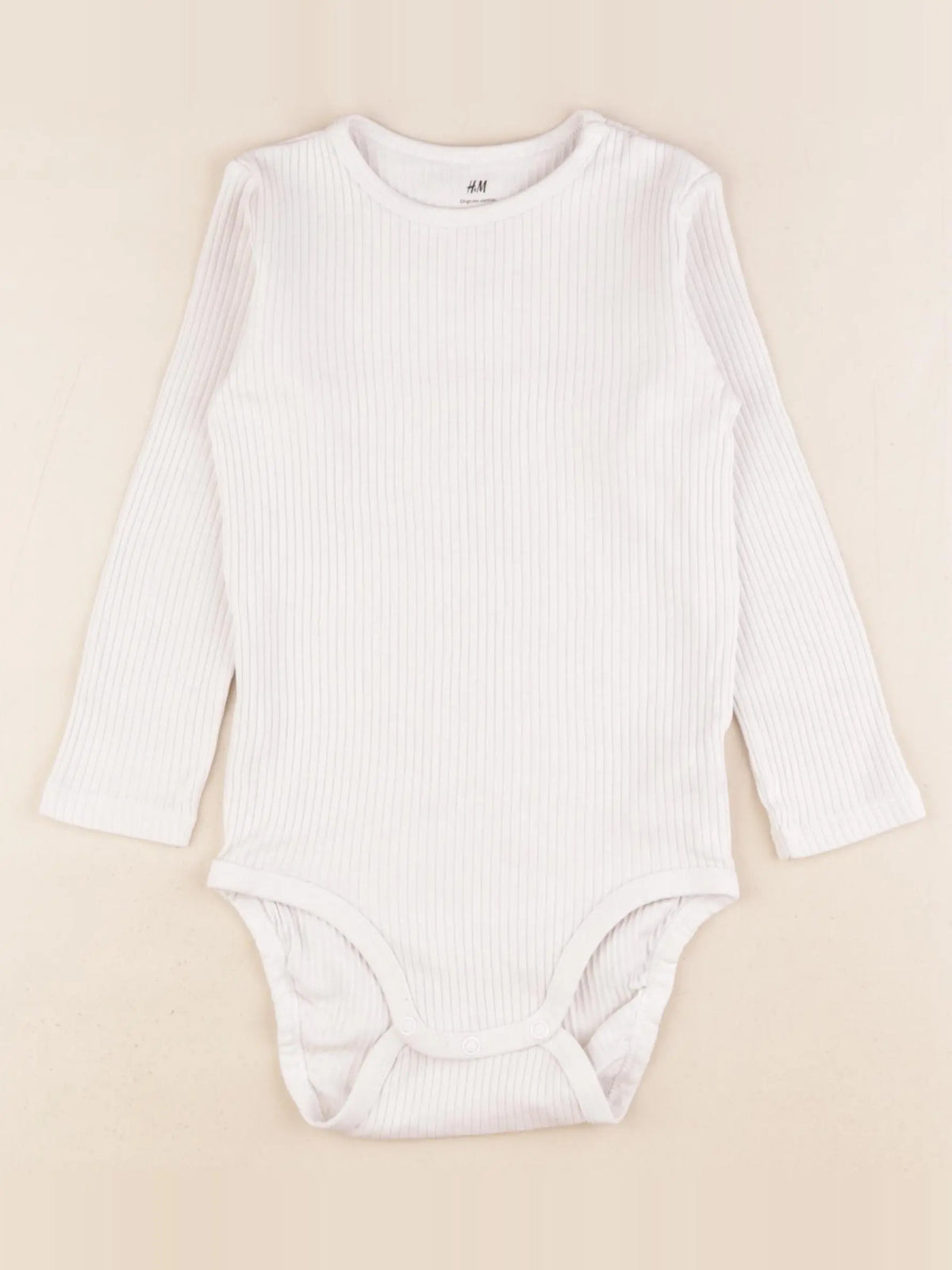 H&M - body beige - 2/3 ans