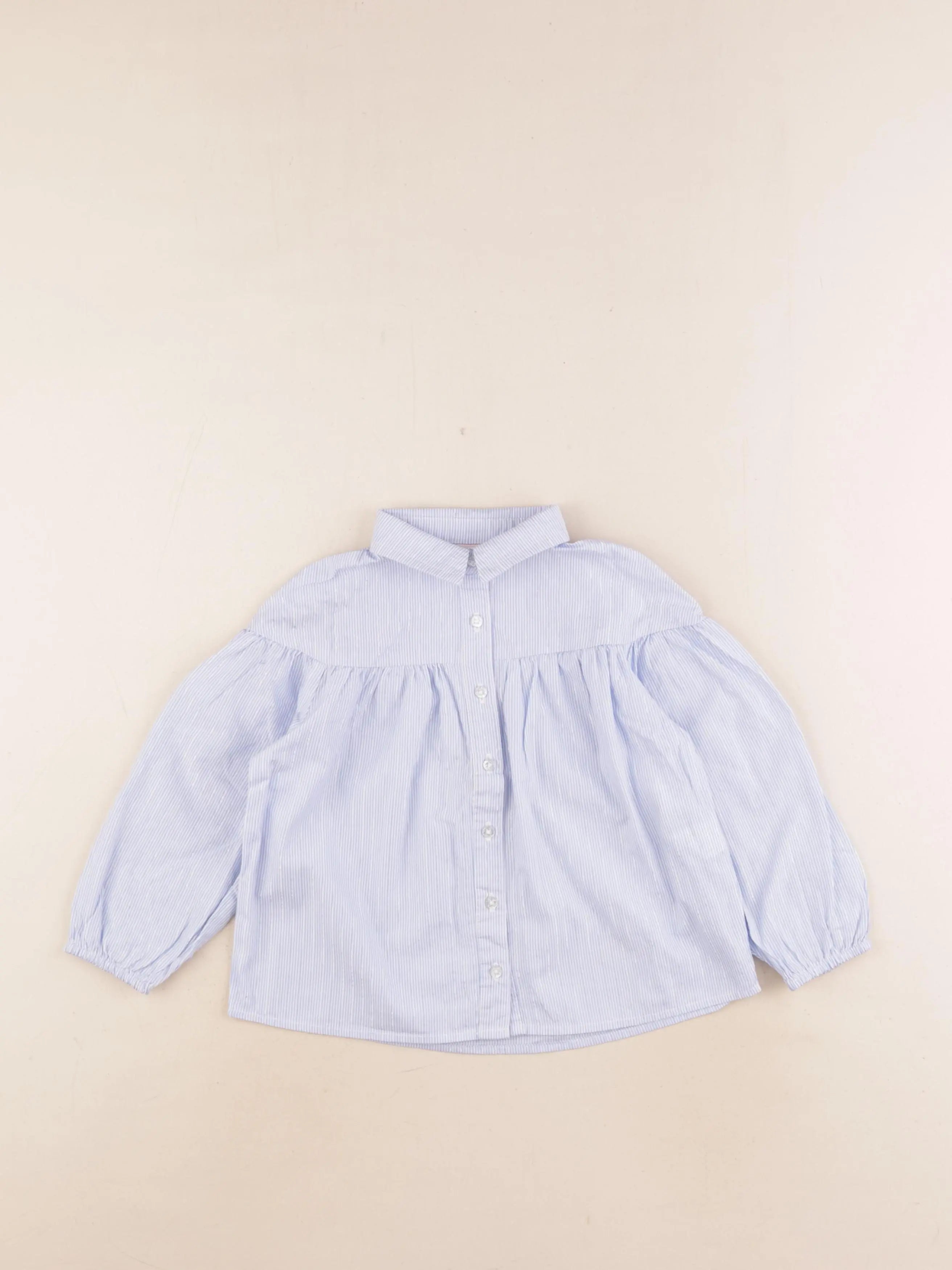 Tape à l'oeil - blouse bleu, argent - 3 ans