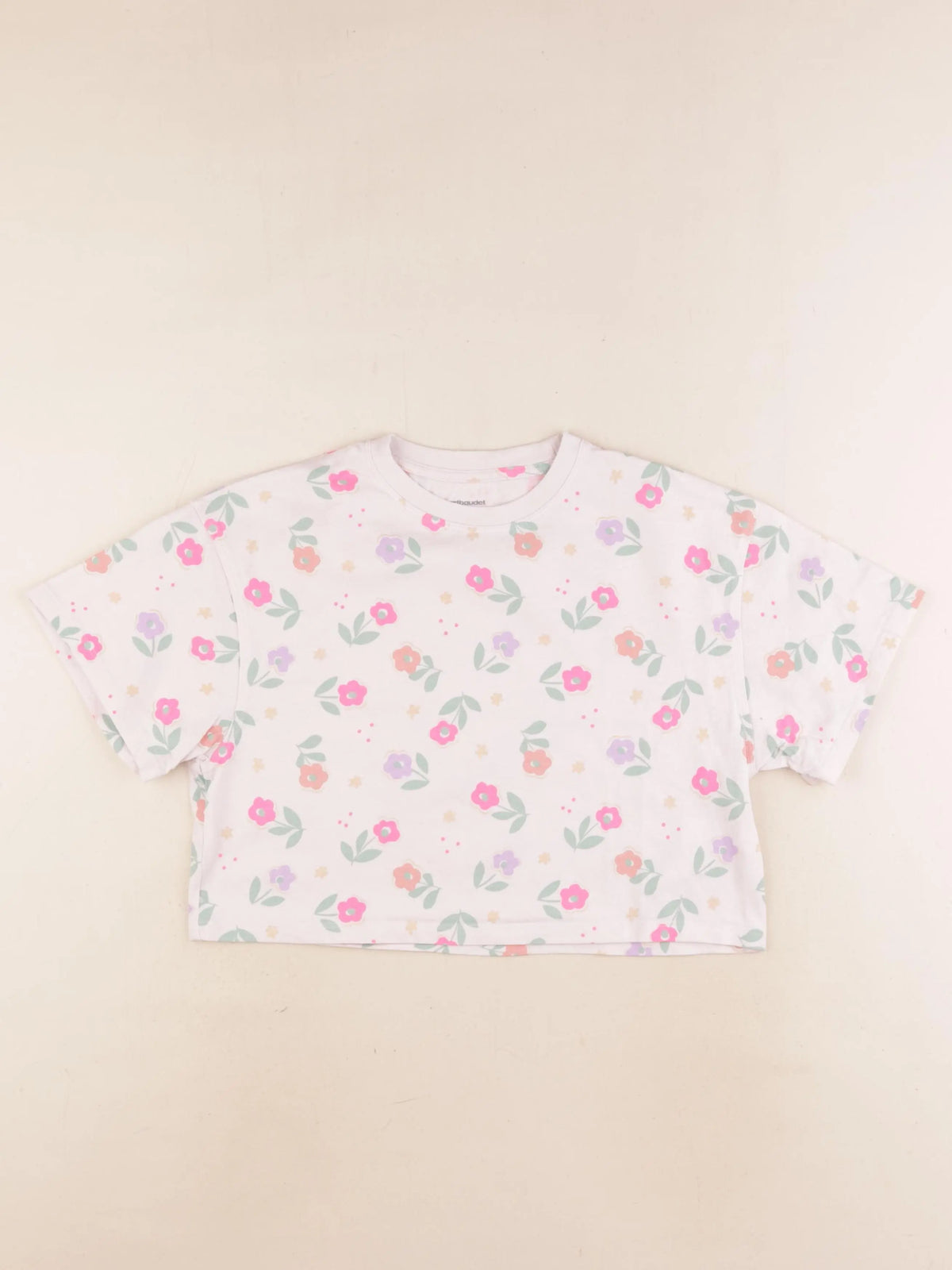 Vertbaudet - tee-shirt multicolore - 8 ans
