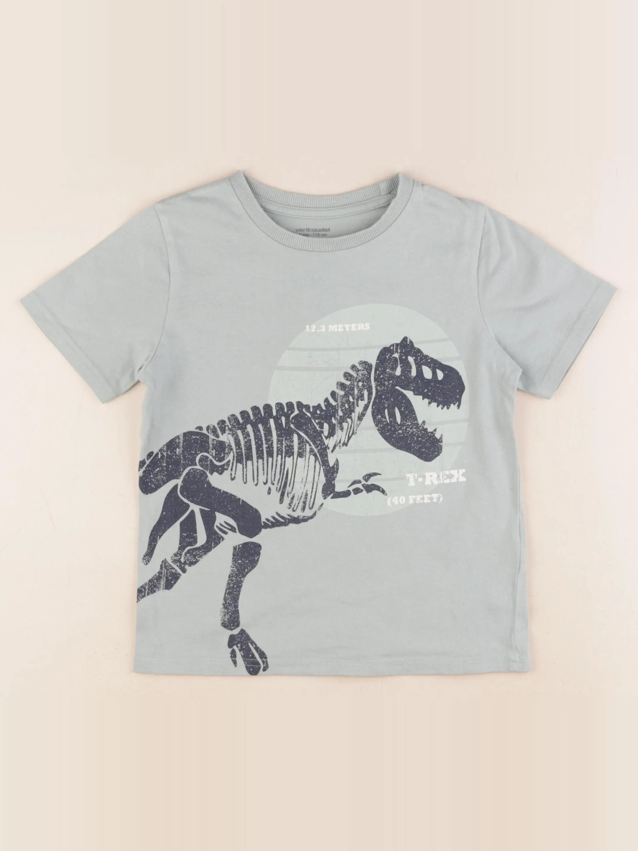 Vertbaudet - tee-shirt vert - 6 ans