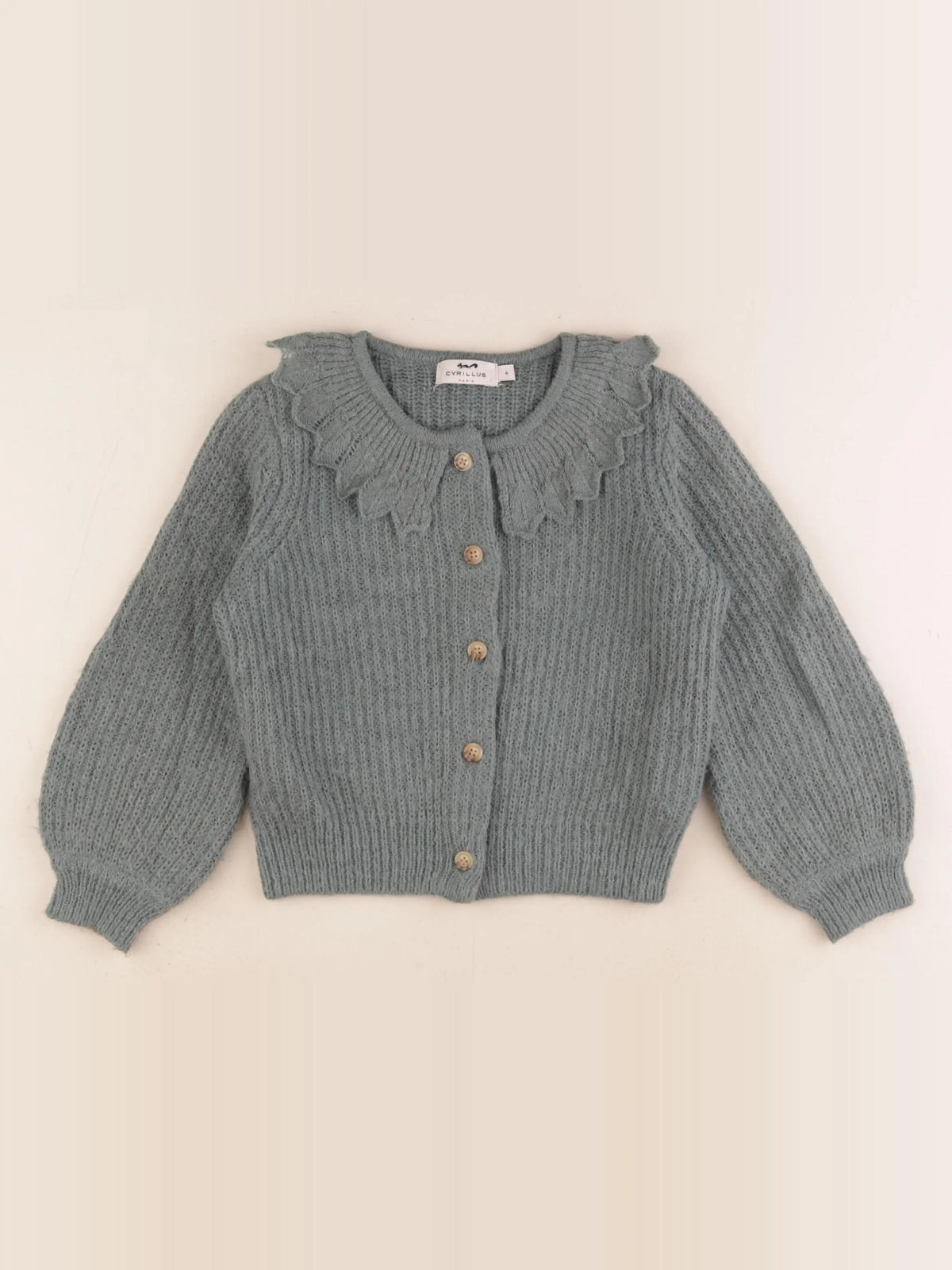Cyrillus - gilet vert - 4 ans