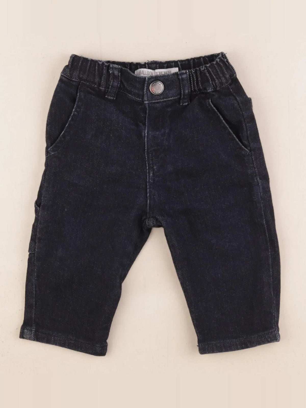 IKKS - jean noir - 6 mois