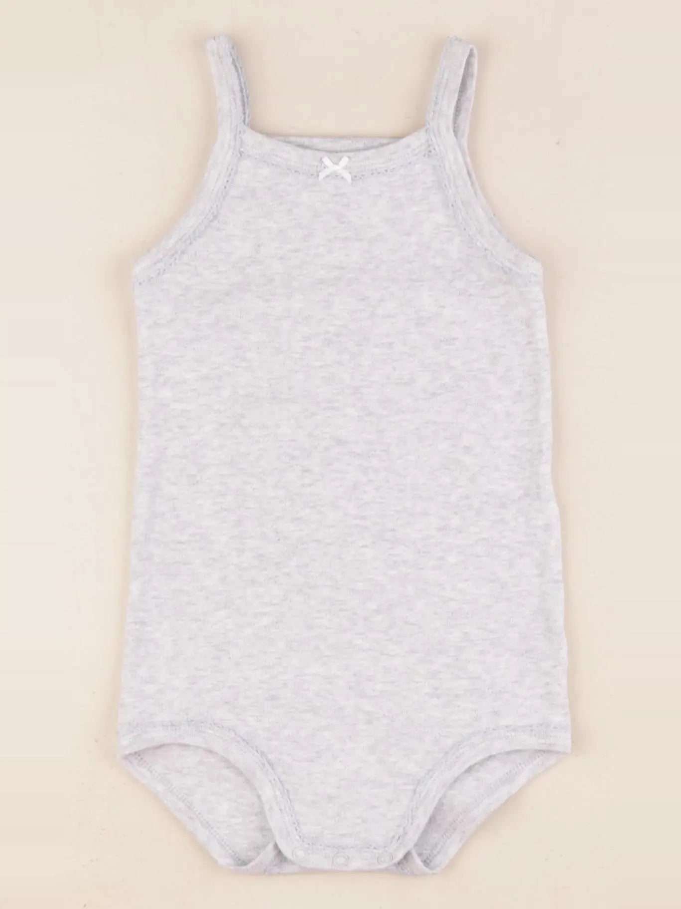 Petit Bateau - body gris - 24 mois