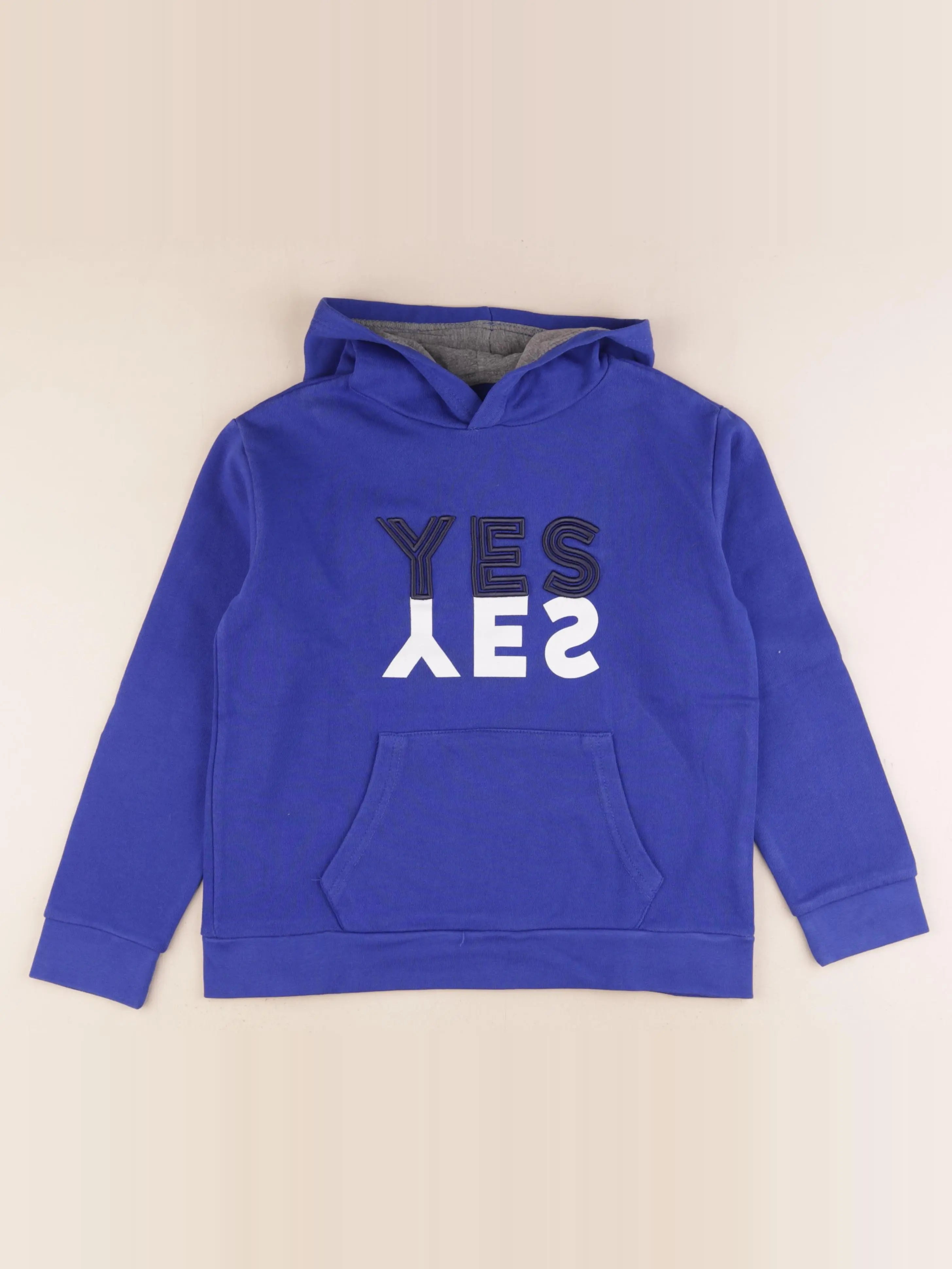 Monoprix - sweat bleu - 10 ans