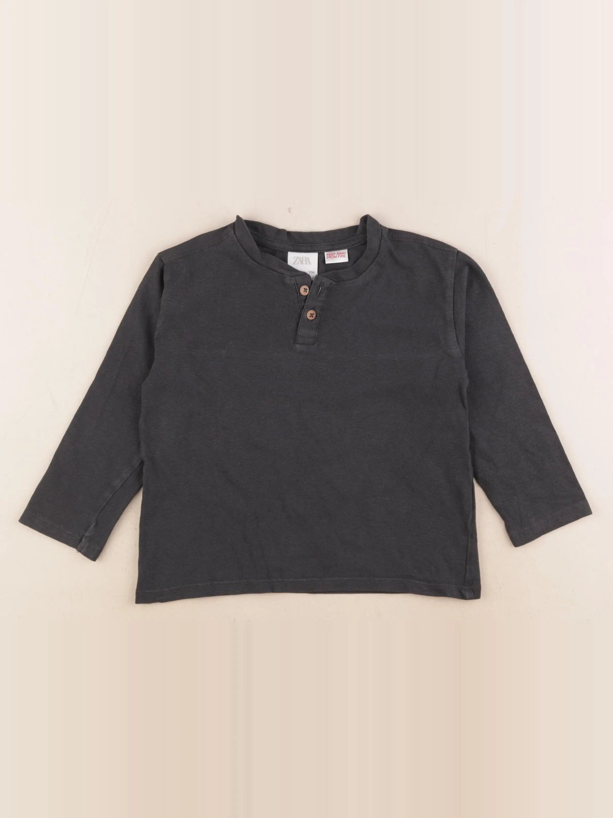 Zara - tee-shirt gris - 3/4 ans