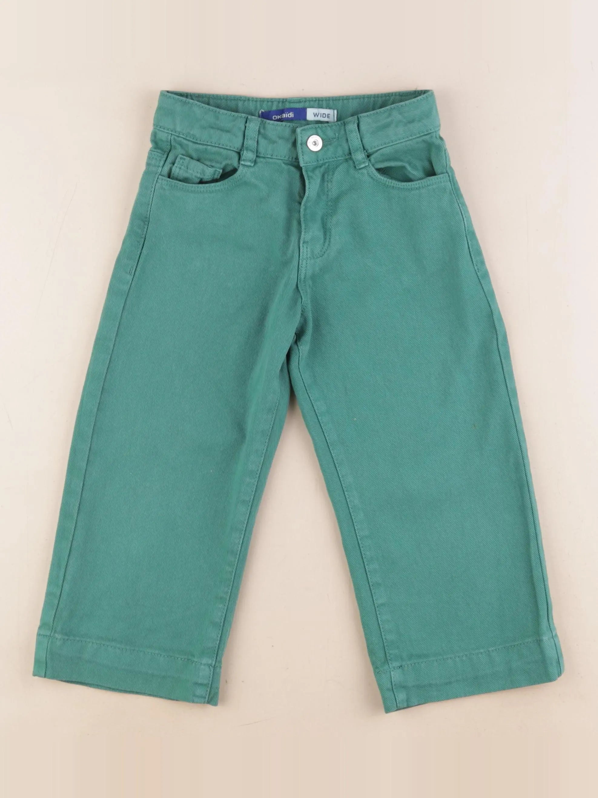 Okaidi - jean vert - 3 ans