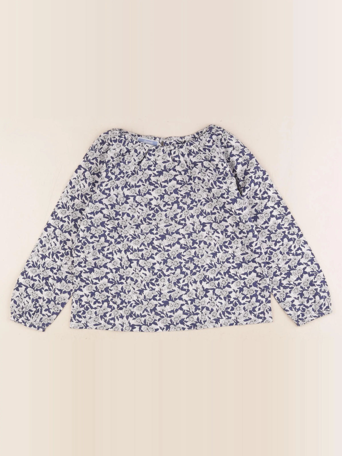Jacadi - blouse liberty bleu - 4 ans