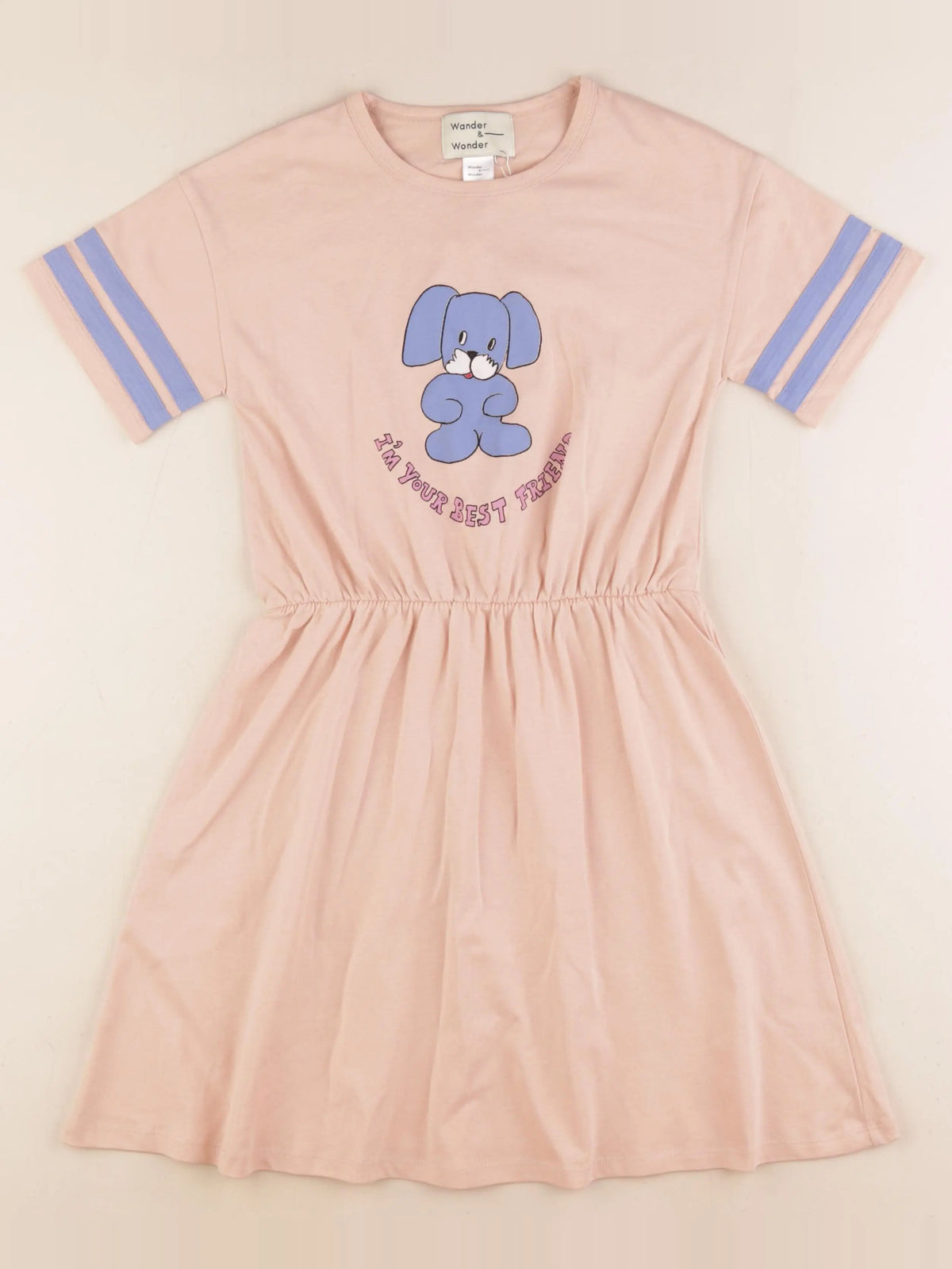 Wander & Wonder - robe rose - 7/8 ans