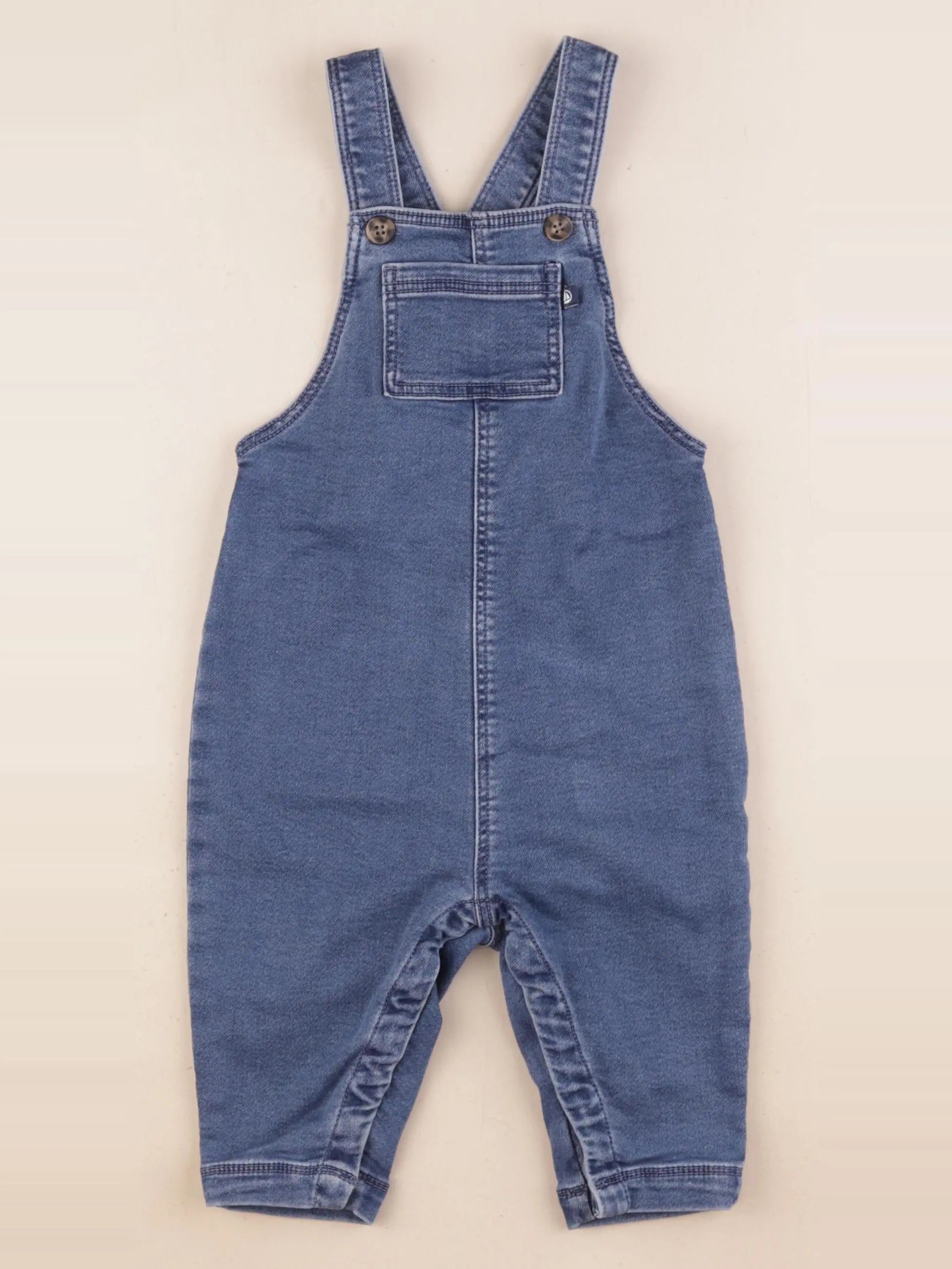 Petit Bateau - salopette bleu - 18 mois