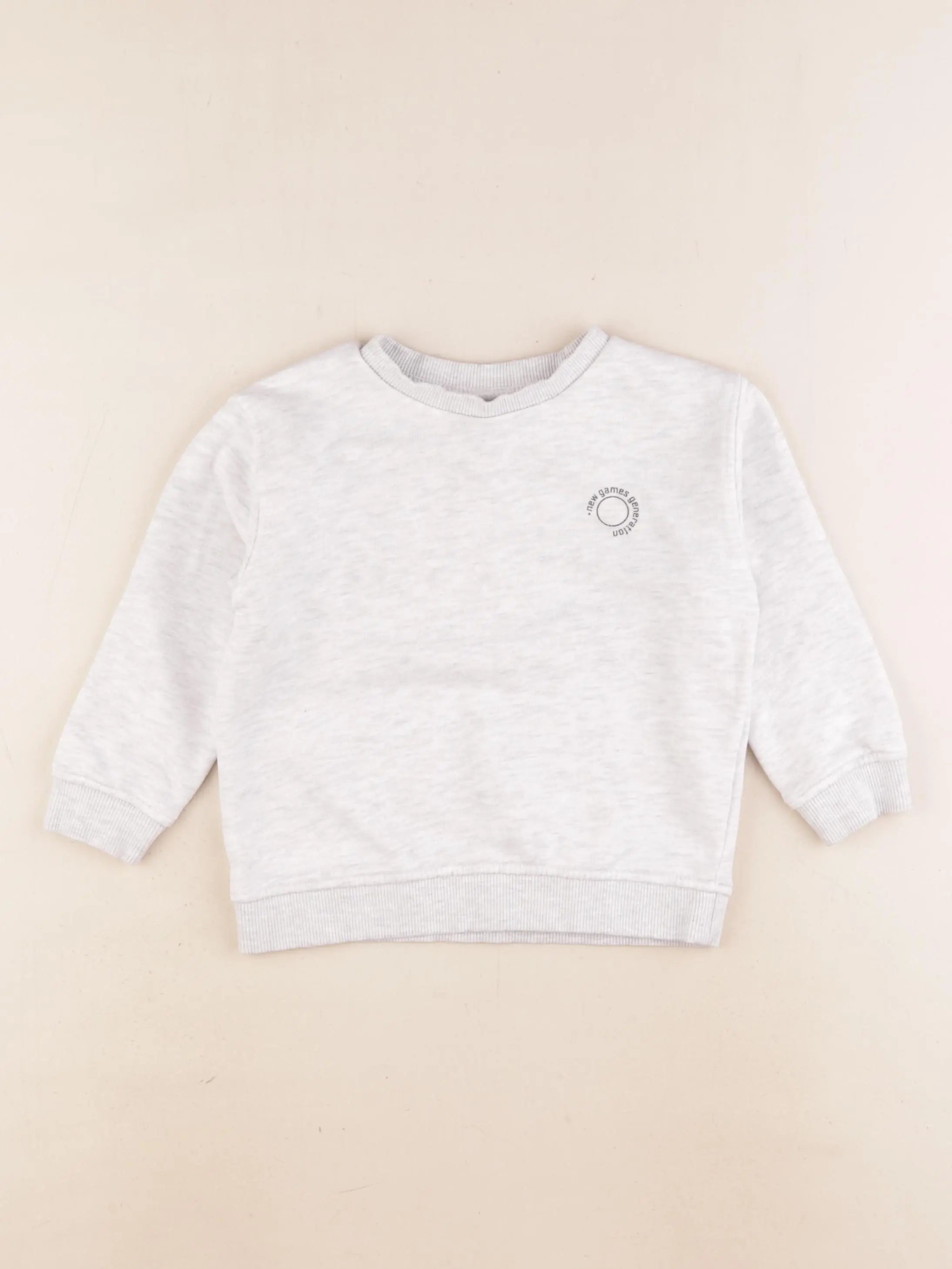Zara - sweat gris - 18/24 mois