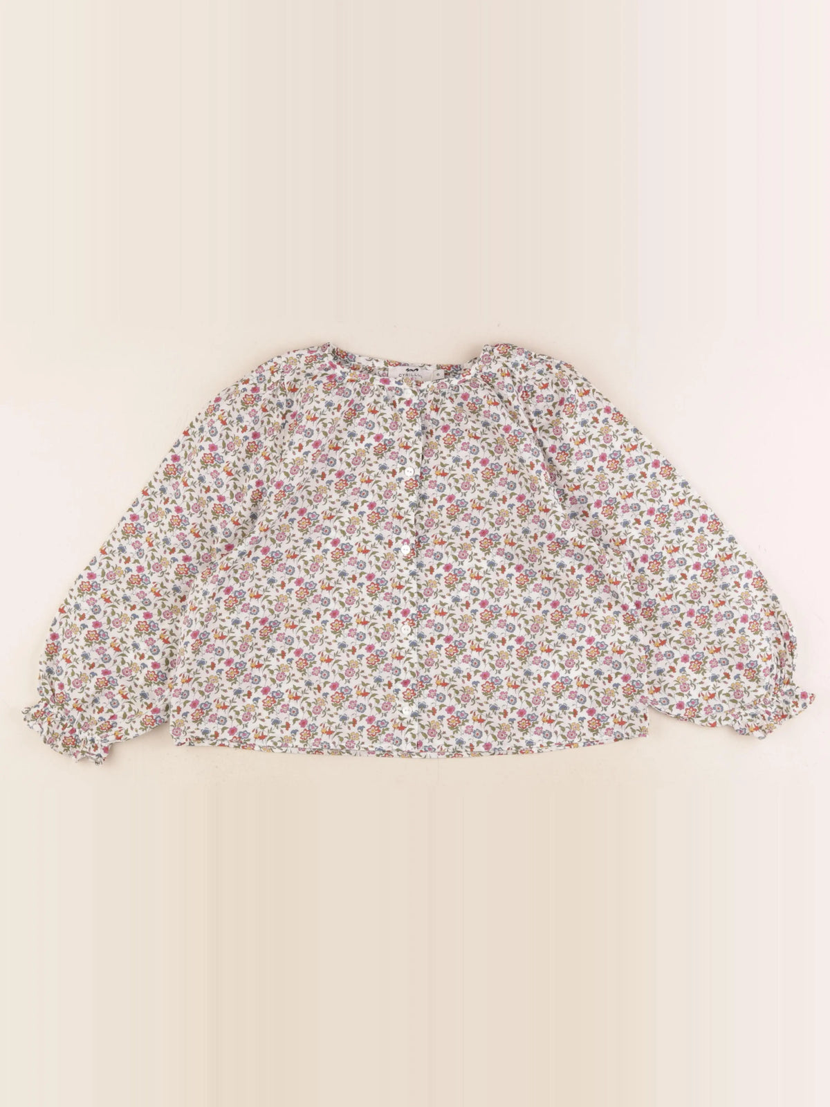 Cyrillus - blouse multicolore - 6 ans