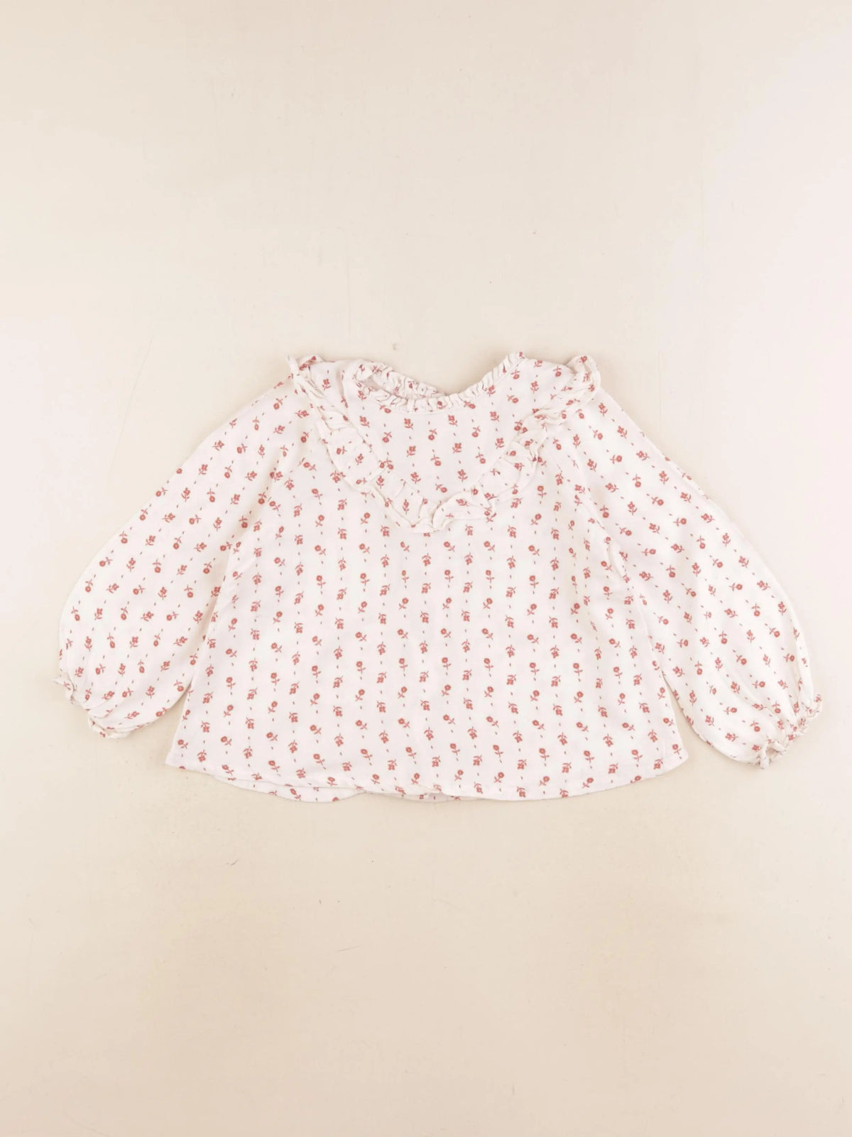 Vertbaudet - blouse beige - 24 mois