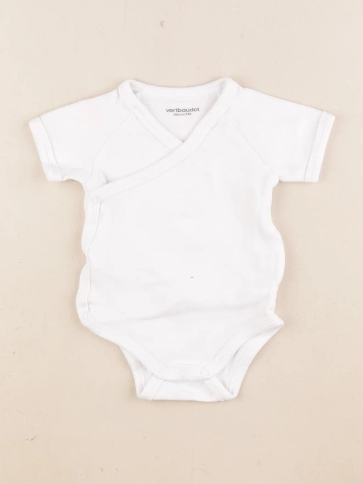 Vertbaudet - body blanc - 3 mois
