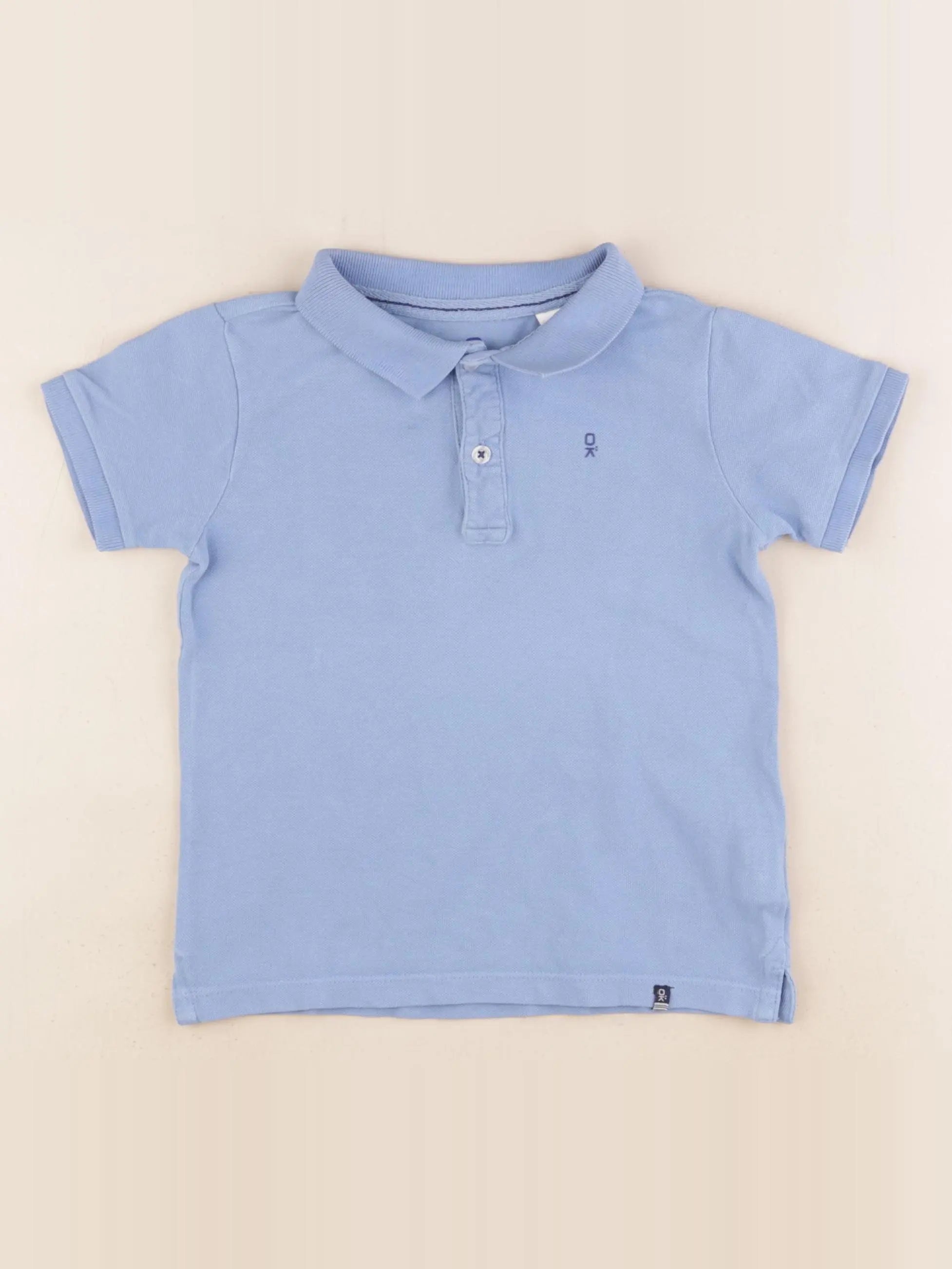 Okaidi - polo bleu - 5 ans