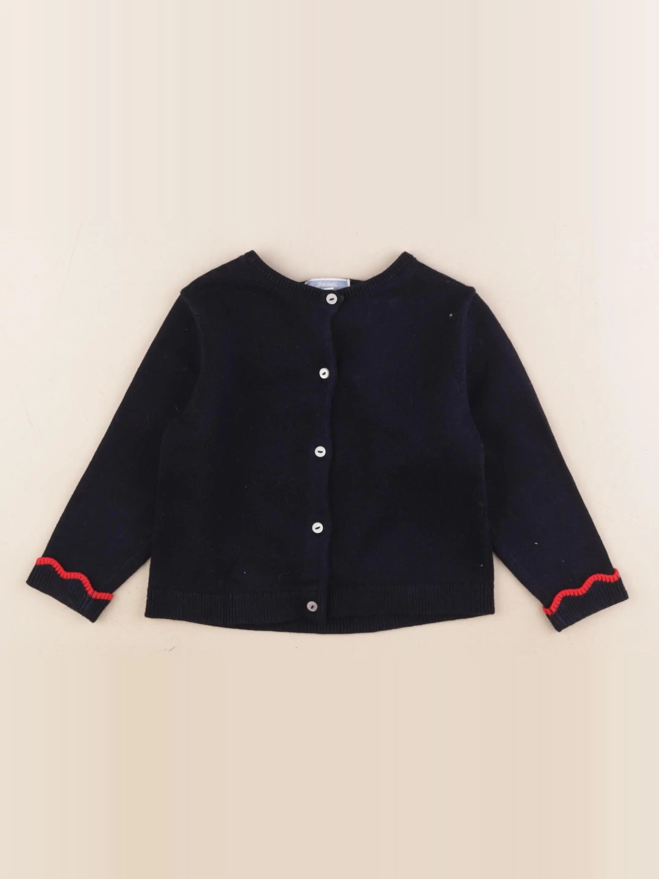 Jacadi - gilet bleu - 36 mois