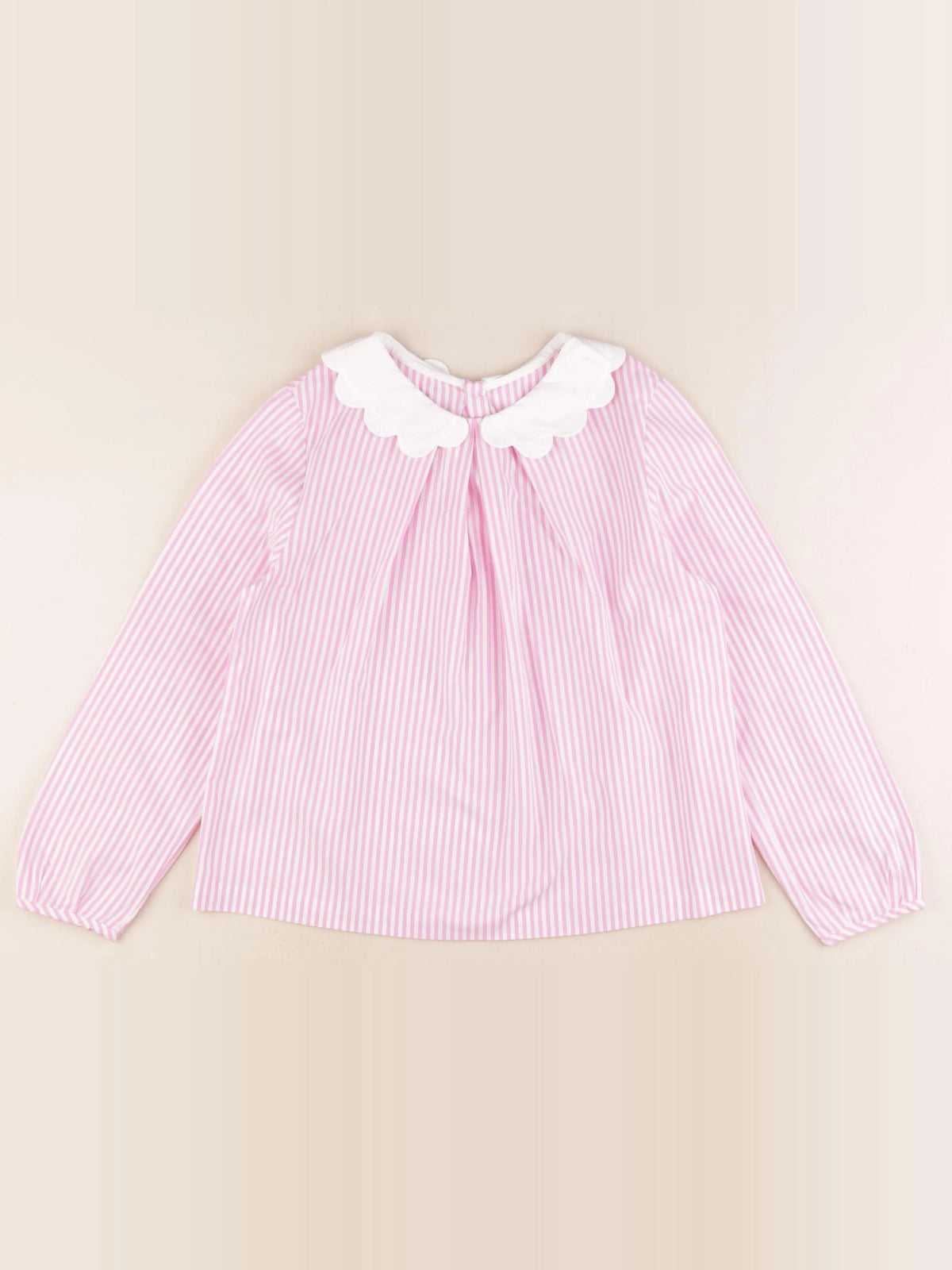 Jacadi - blouse blanc, rose - 10 ans