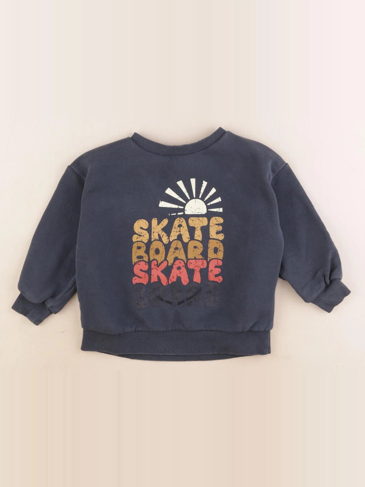 Vertbaudet - sweat bleu - 3 ans