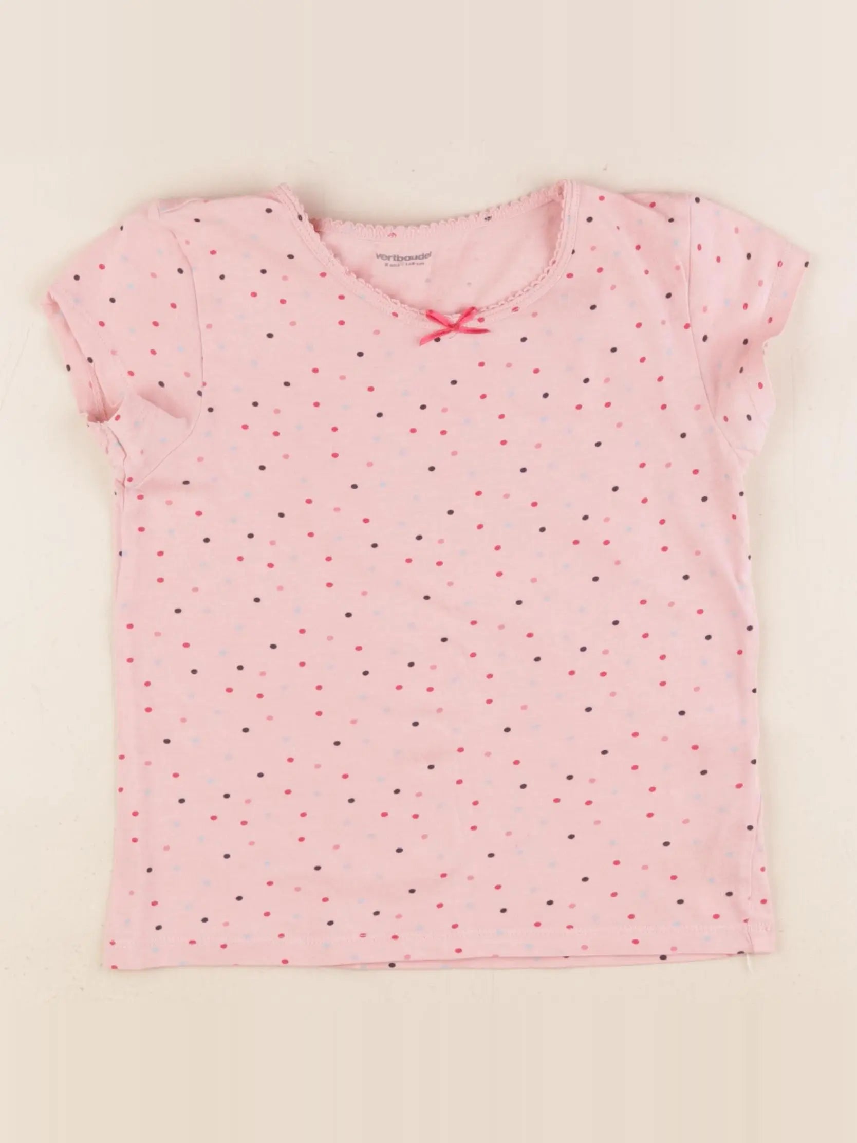 Vertbaudet - maillot de corps rose - 8 ans