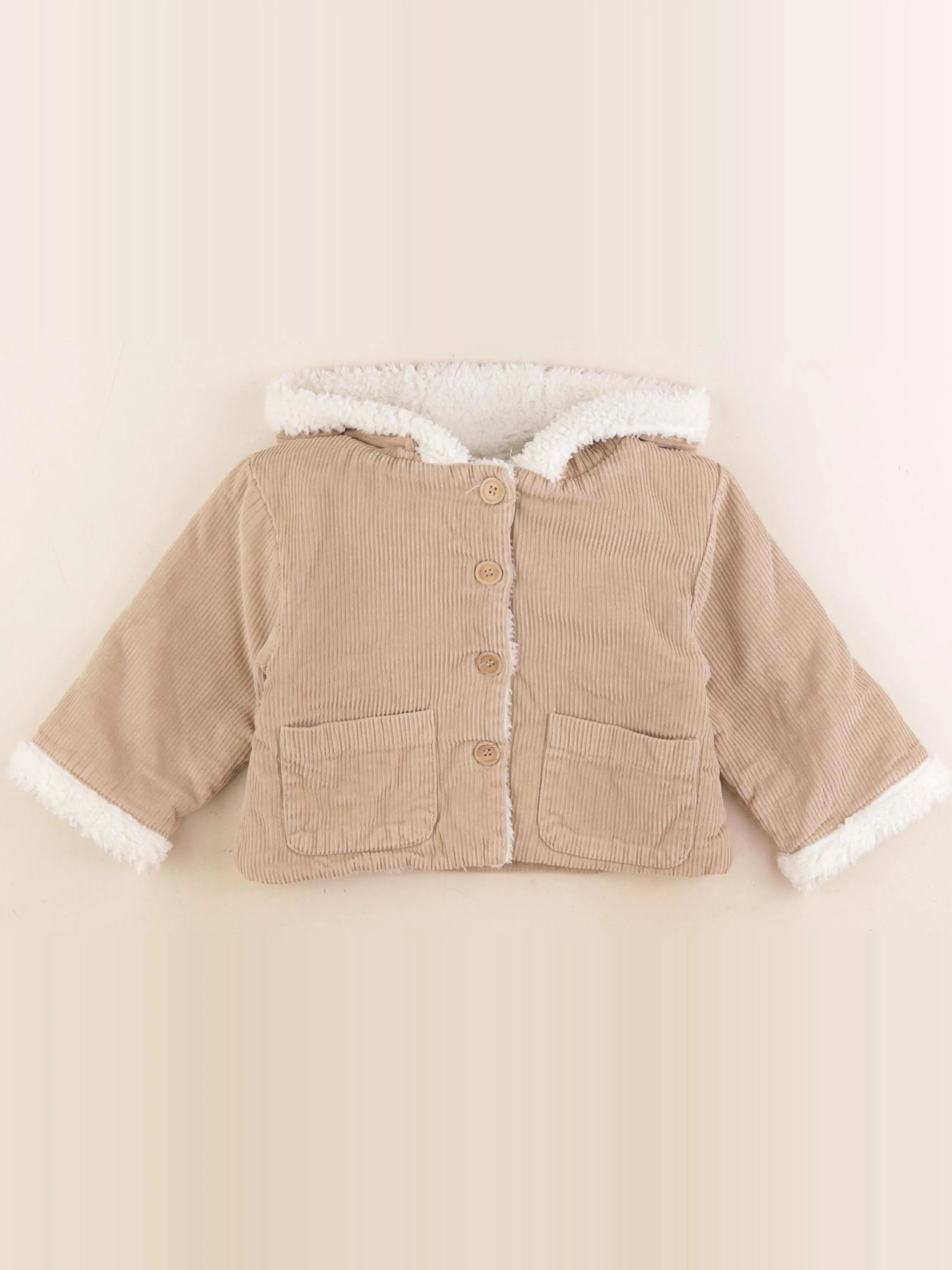 Marlot Paris - veste doublé marron - 18 mois