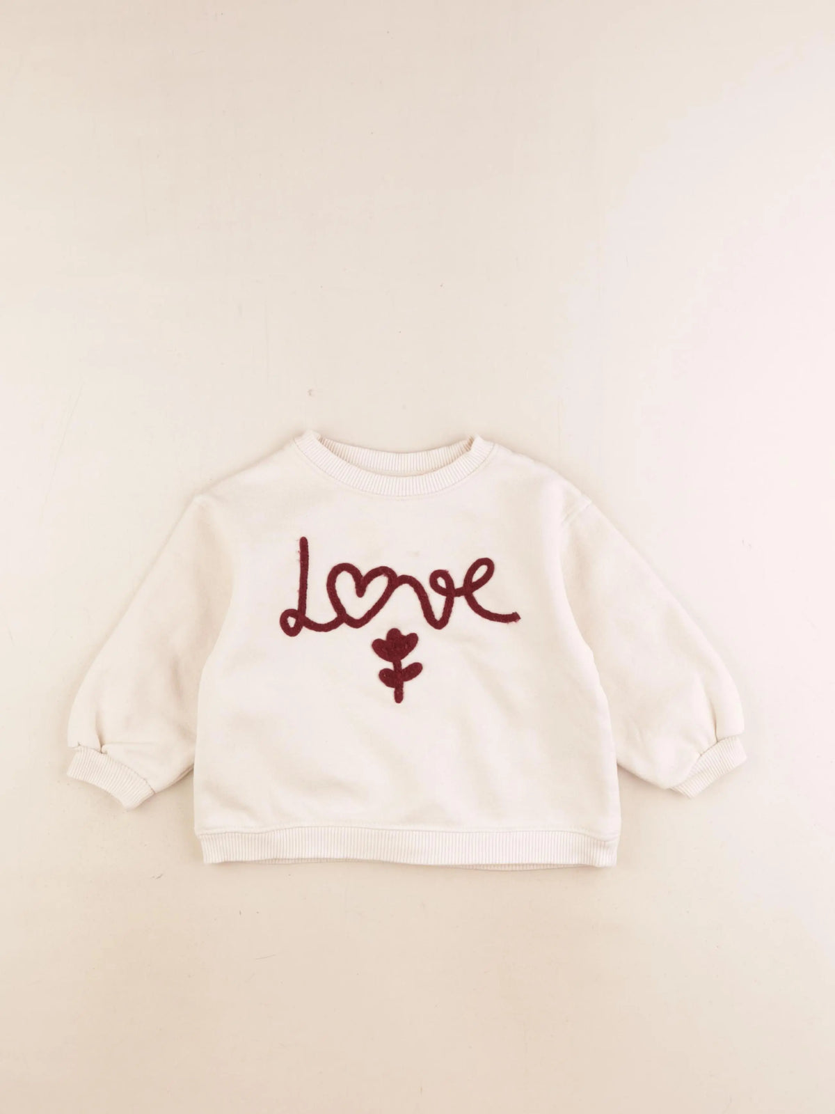 Zara - sweat beige - 2 ans